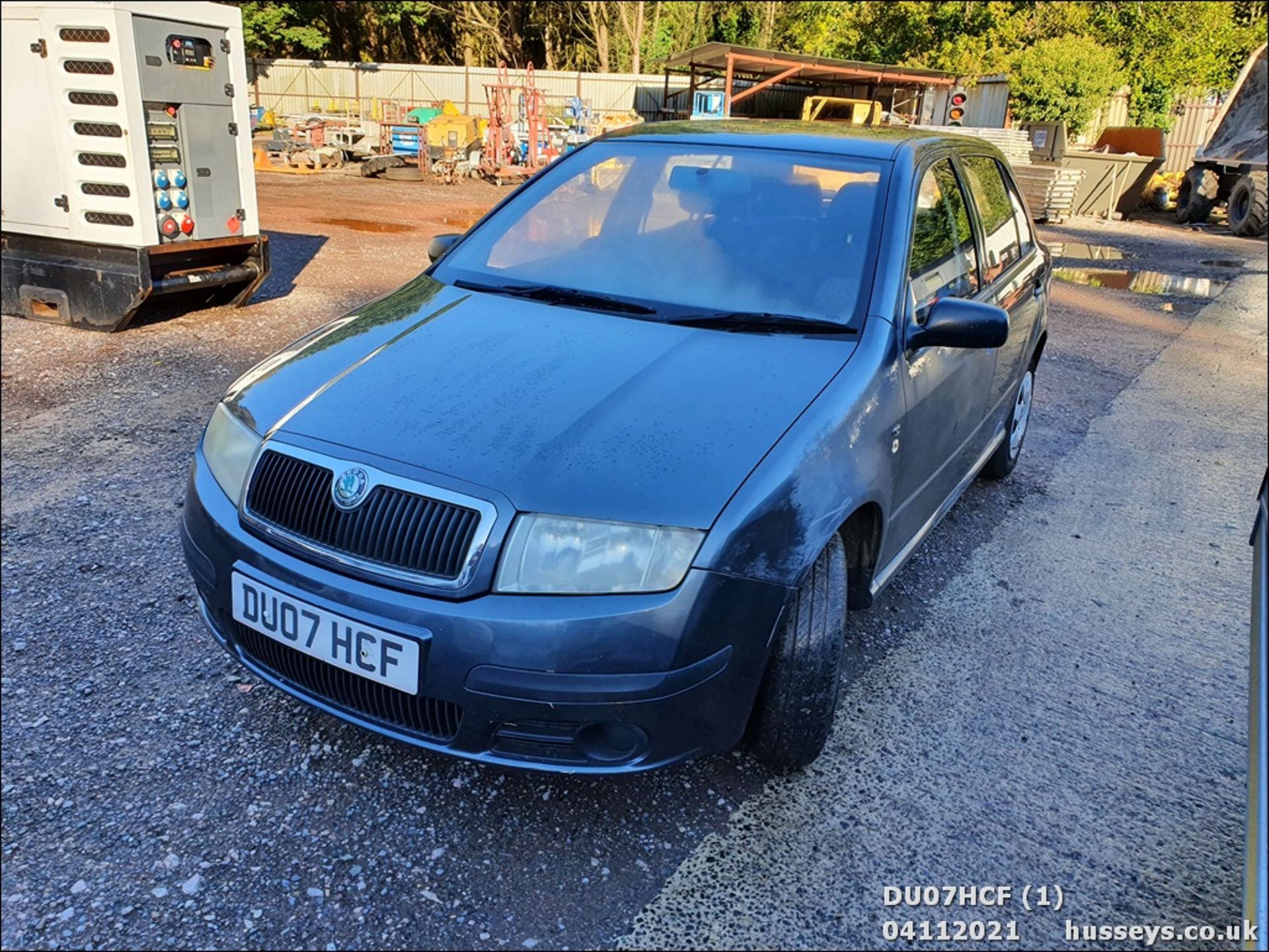 07/07 SKODA FABIA CLASSIC 12V HTP - 1198cc 5dr Hatchback (Grey, 114k) - Image 2 of 16