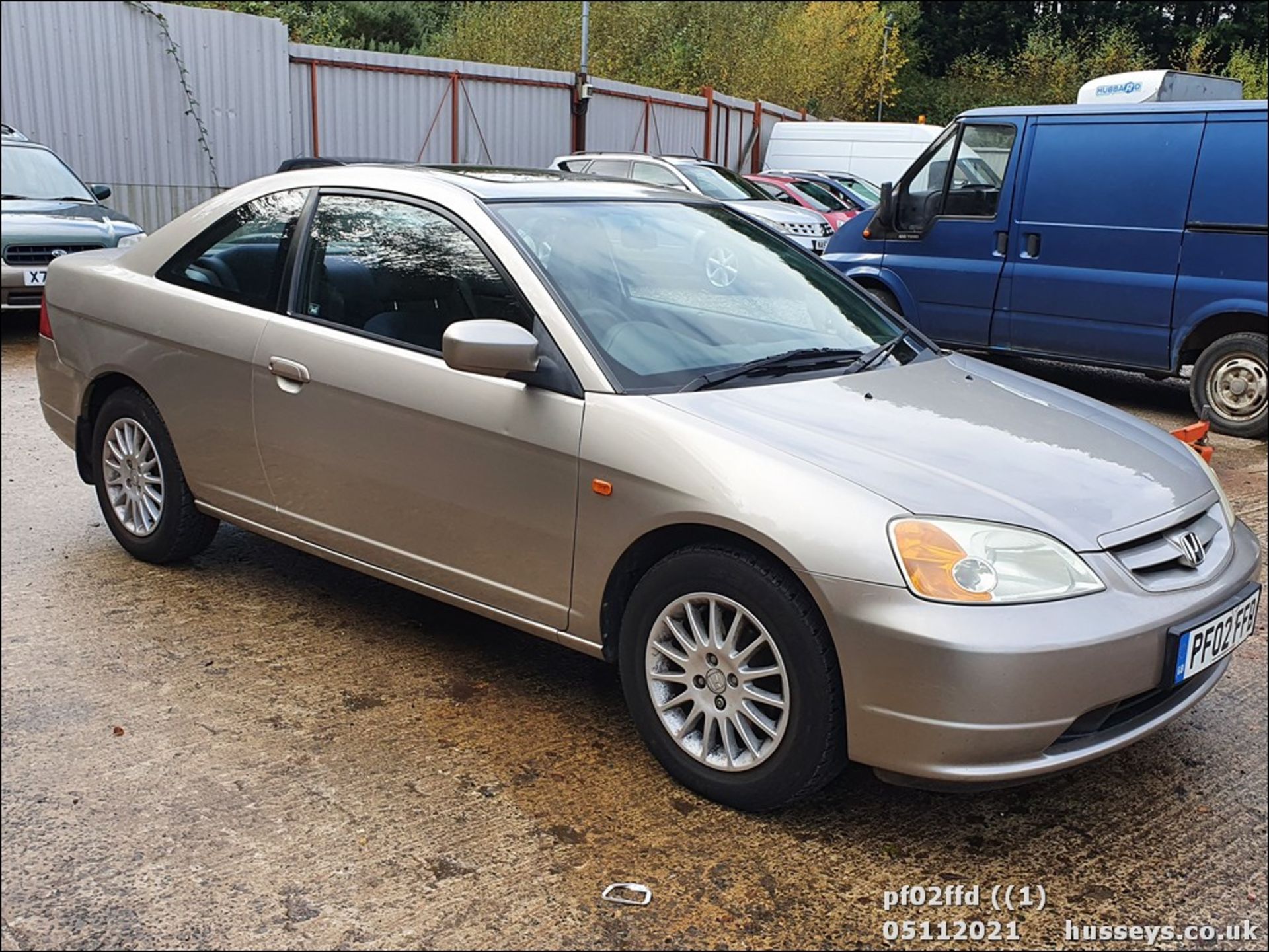 02/02 HONDA CIVIC COUPE AUTO - 1668cc 2dr Coupe (Gold, 65k)