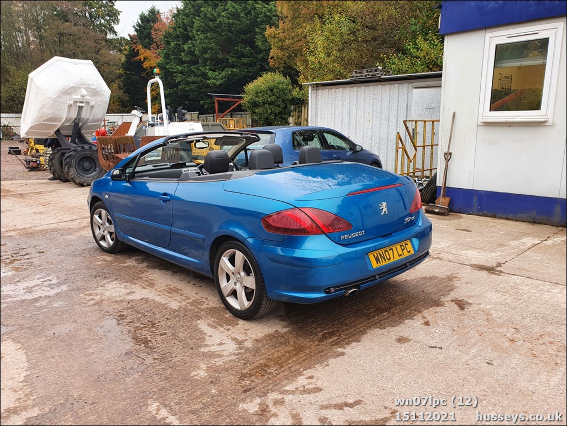 07/07 PEUGEOT 307 SPORT CC - 1997cc 2dr Convertible (Blue, 139k) - Image 12 of 27