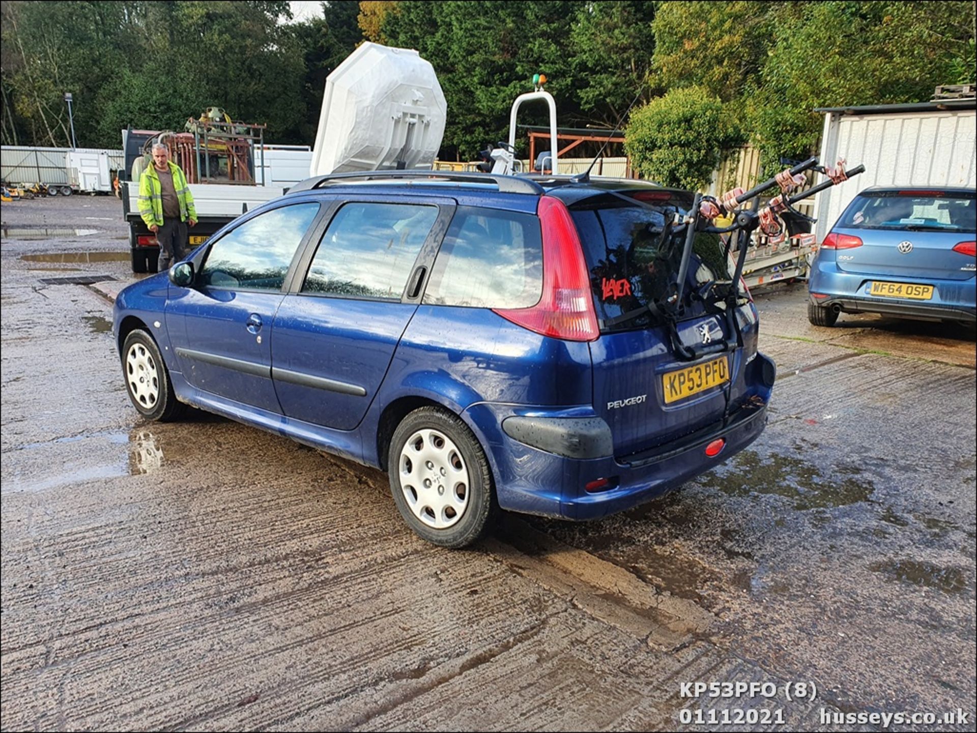 03/53 PEUGEOT 206 SW S - 1360cc 5dr Estate (Blue) - Image 8 of 16