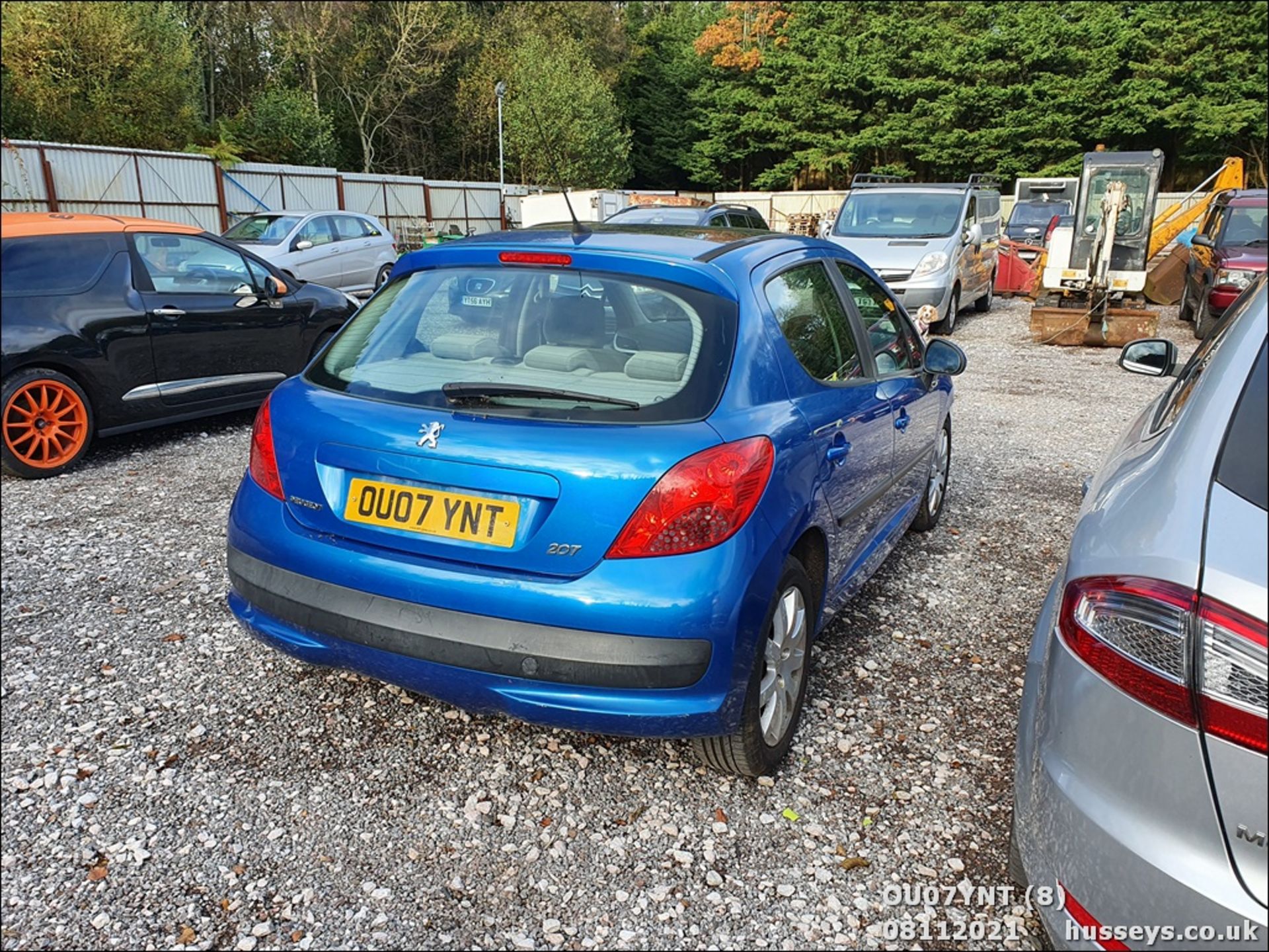 07/07 PEUGEOT 207 SE AUTO - 1598cc 5dr Hatchback (Blue, 97k) - Image 7 of 11