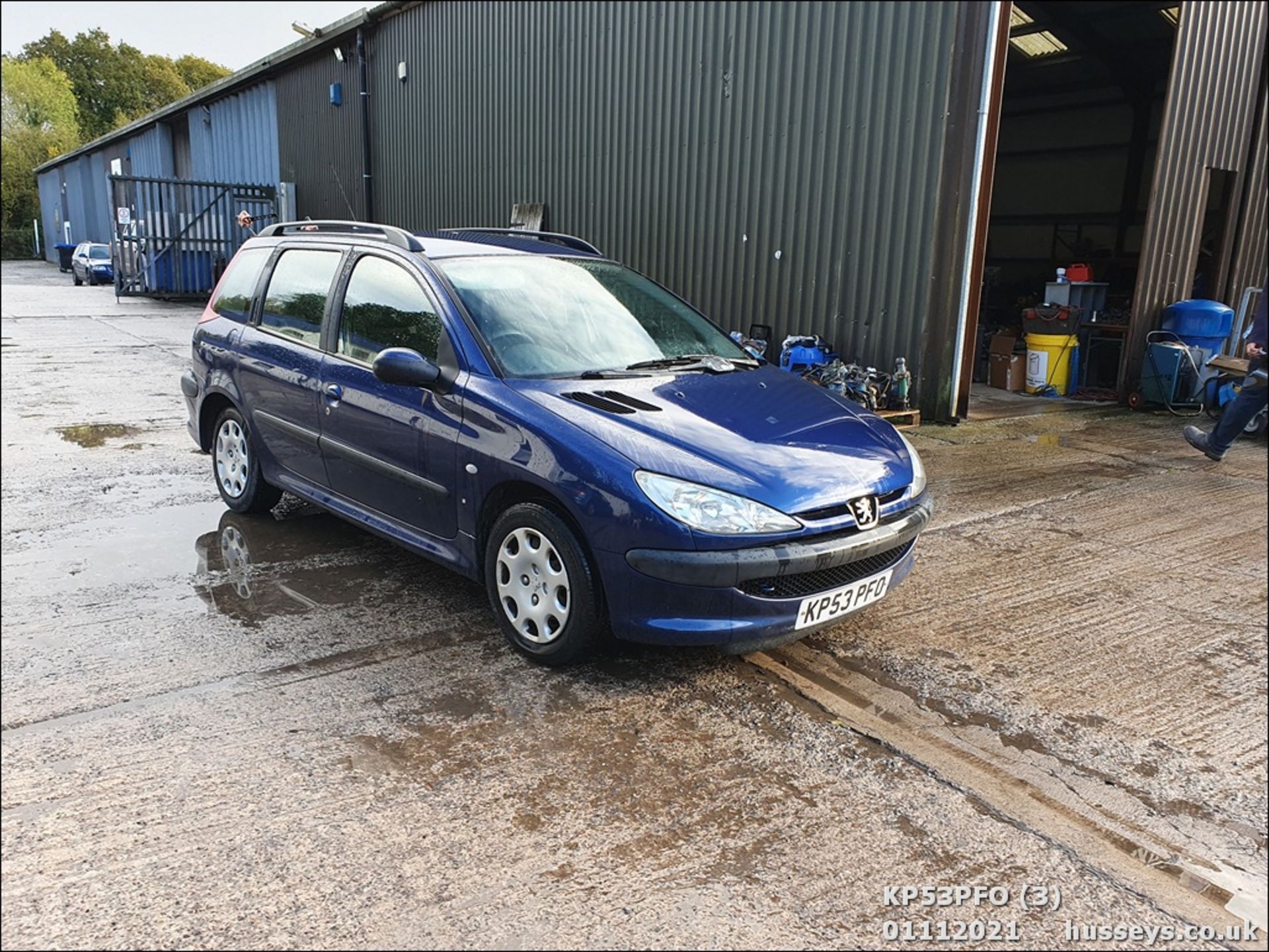 03/53 PEUGEOT 206 SW S - 1360cc 5dr Estate (Blue) - Image 3 of 16