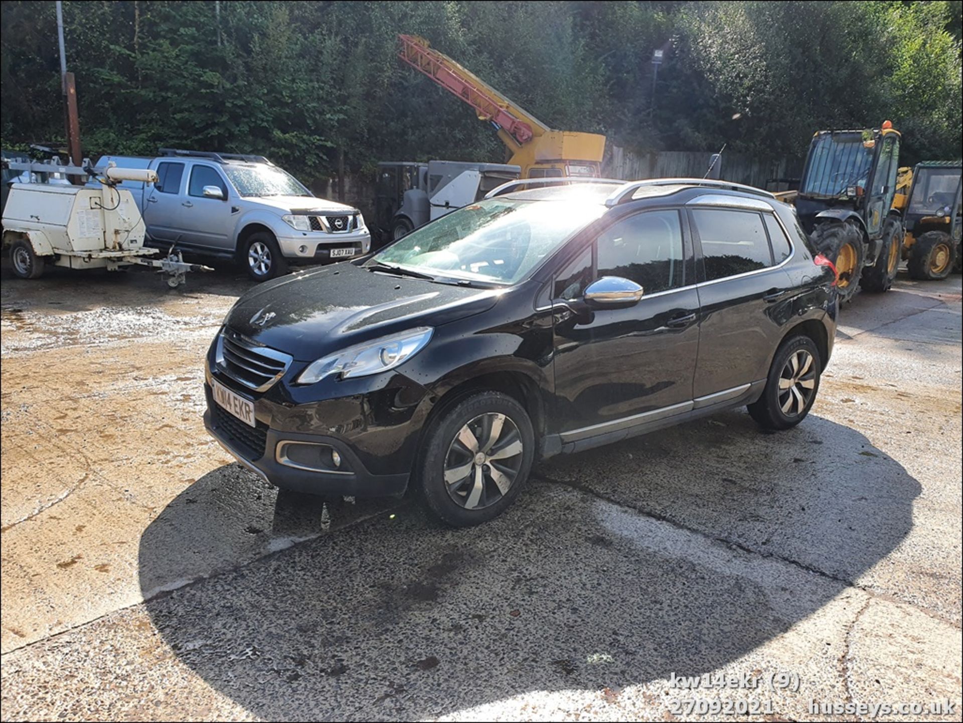 14/14 PEUGEOT 2008 ALLURE E-HDI - 1560cc 5dr Hatchback (Black, 125k) - Image 8 of 19