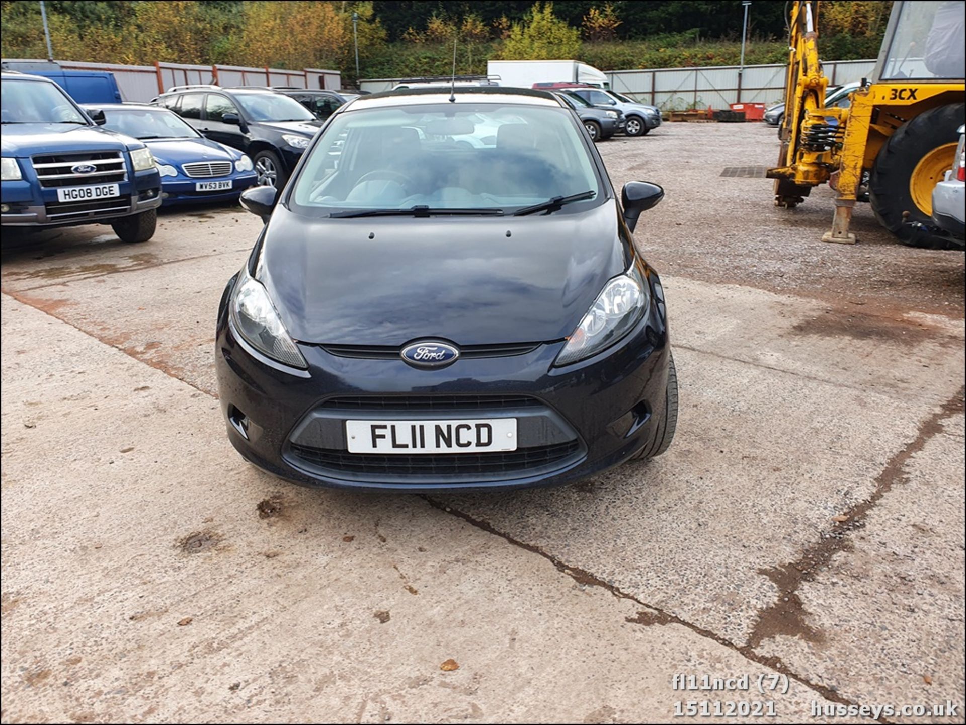 11/11 FORD FIESTA EDGE TDCI 70 - 1399cc 3dr Hatchback (Black, 154k) - Image 7 of 27