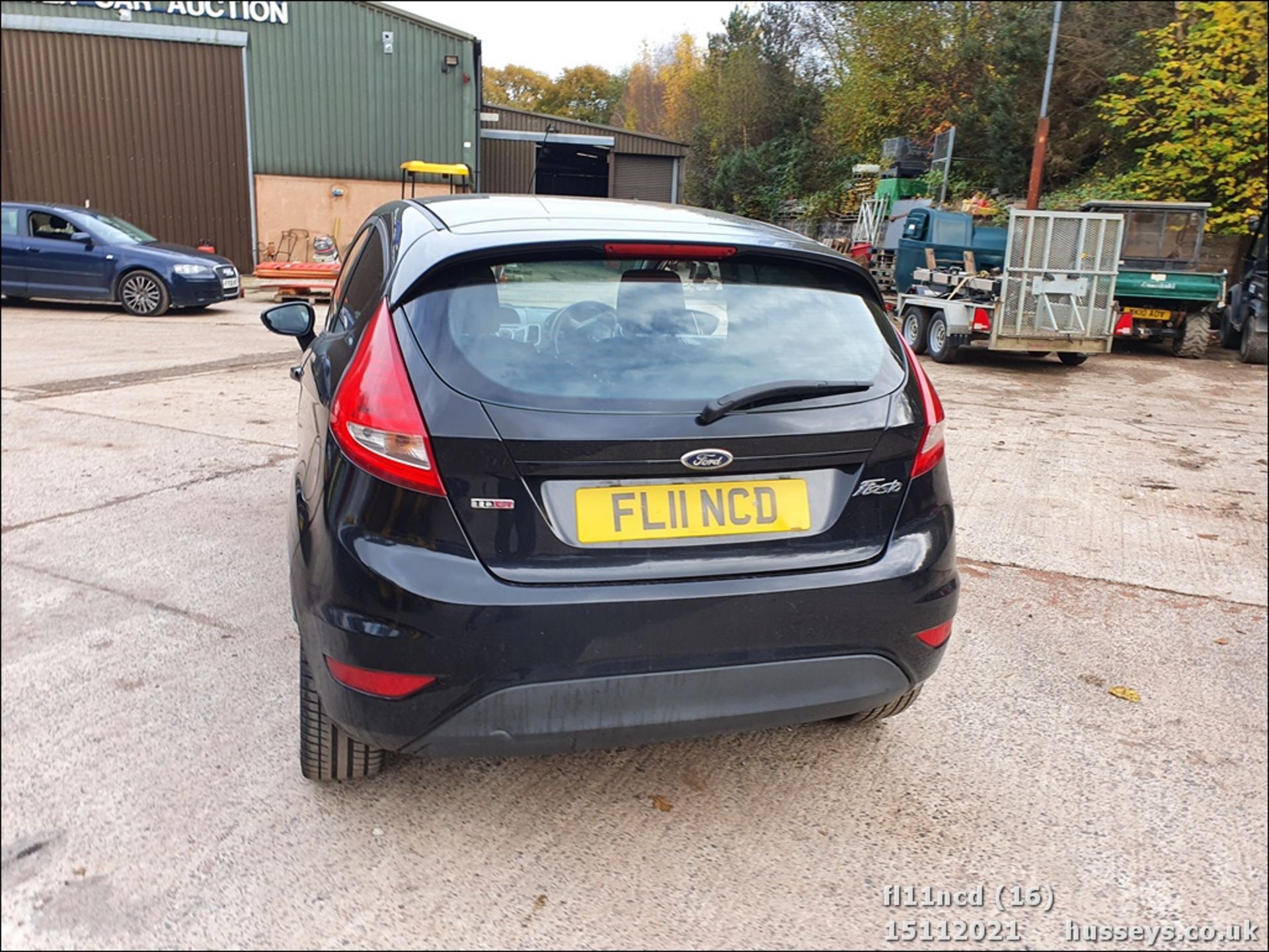 11/11 FORD FIESTA EDGE TDCI 70 - 1399cc 3dr Hatchback (Black, 154k) - Image 16 of 27