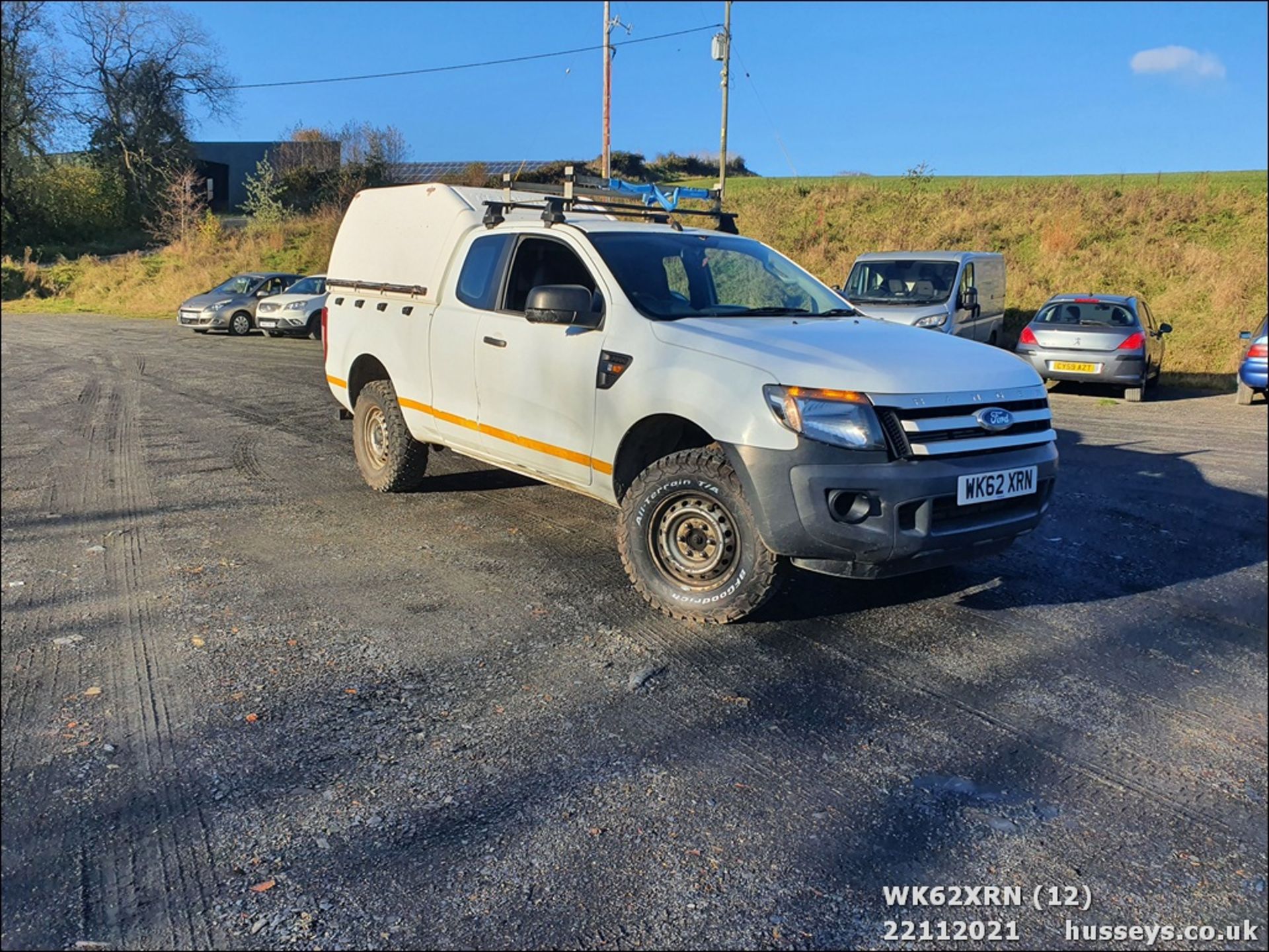 12/62 FORD RANGER XL 4X4 TDCI - 2198cc 5dr Pickup (White, 106k) - Image 13 of 34