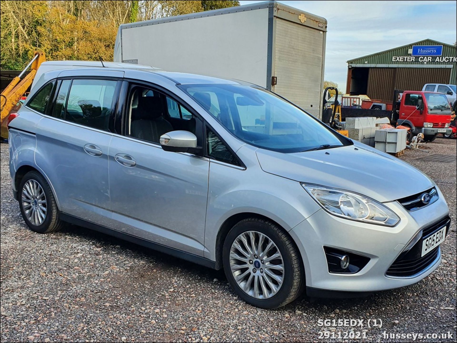 15/15 FORD GRAND C-MAX TITANIUM TDCI - 1560cc 5dr MPV (Silver, 121k)