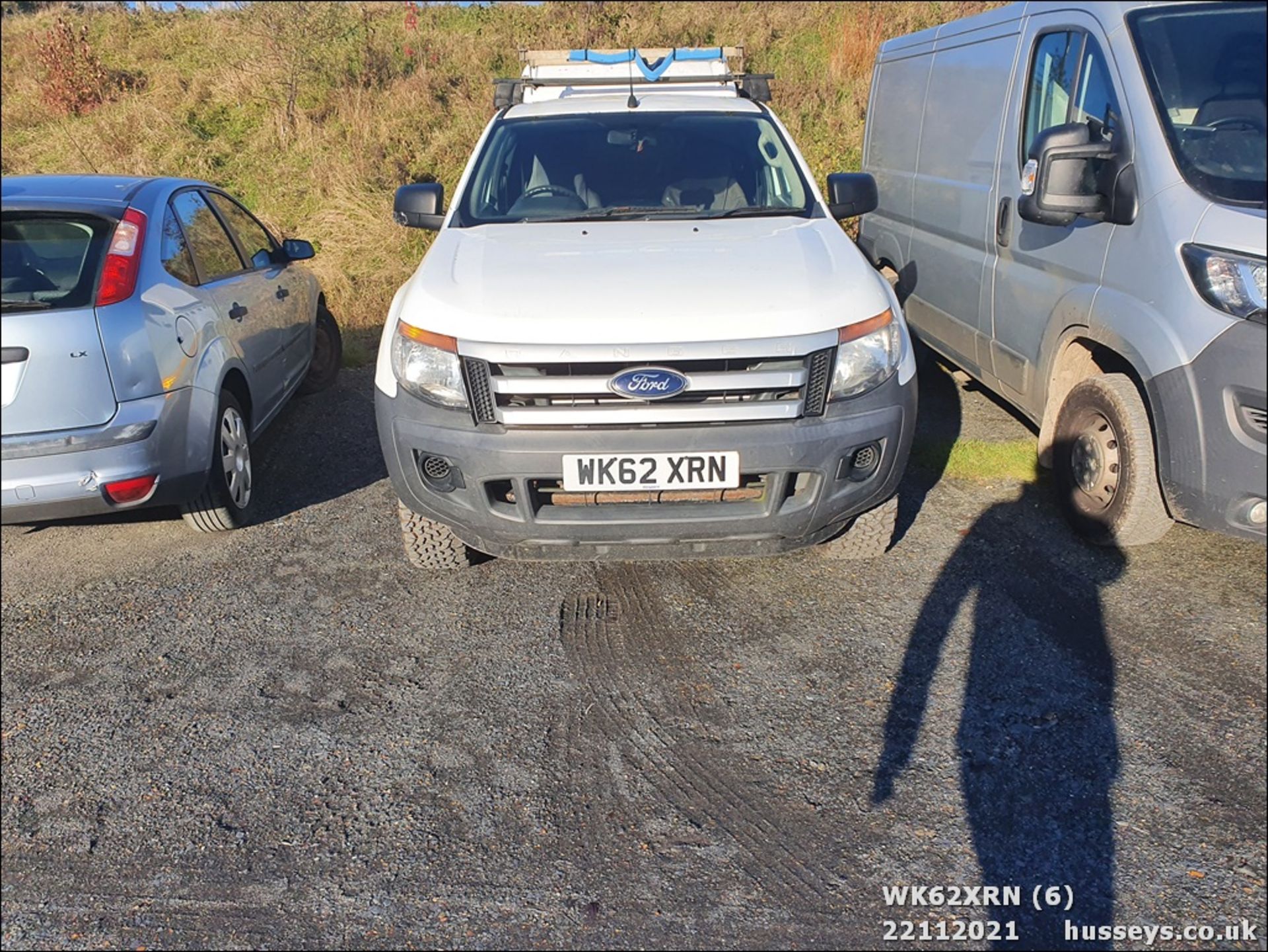 12/62 FORD RANGER XL 4X4 TDCI - 2198cc 5dr Pickup (White, 106k) - Image 7 of 34