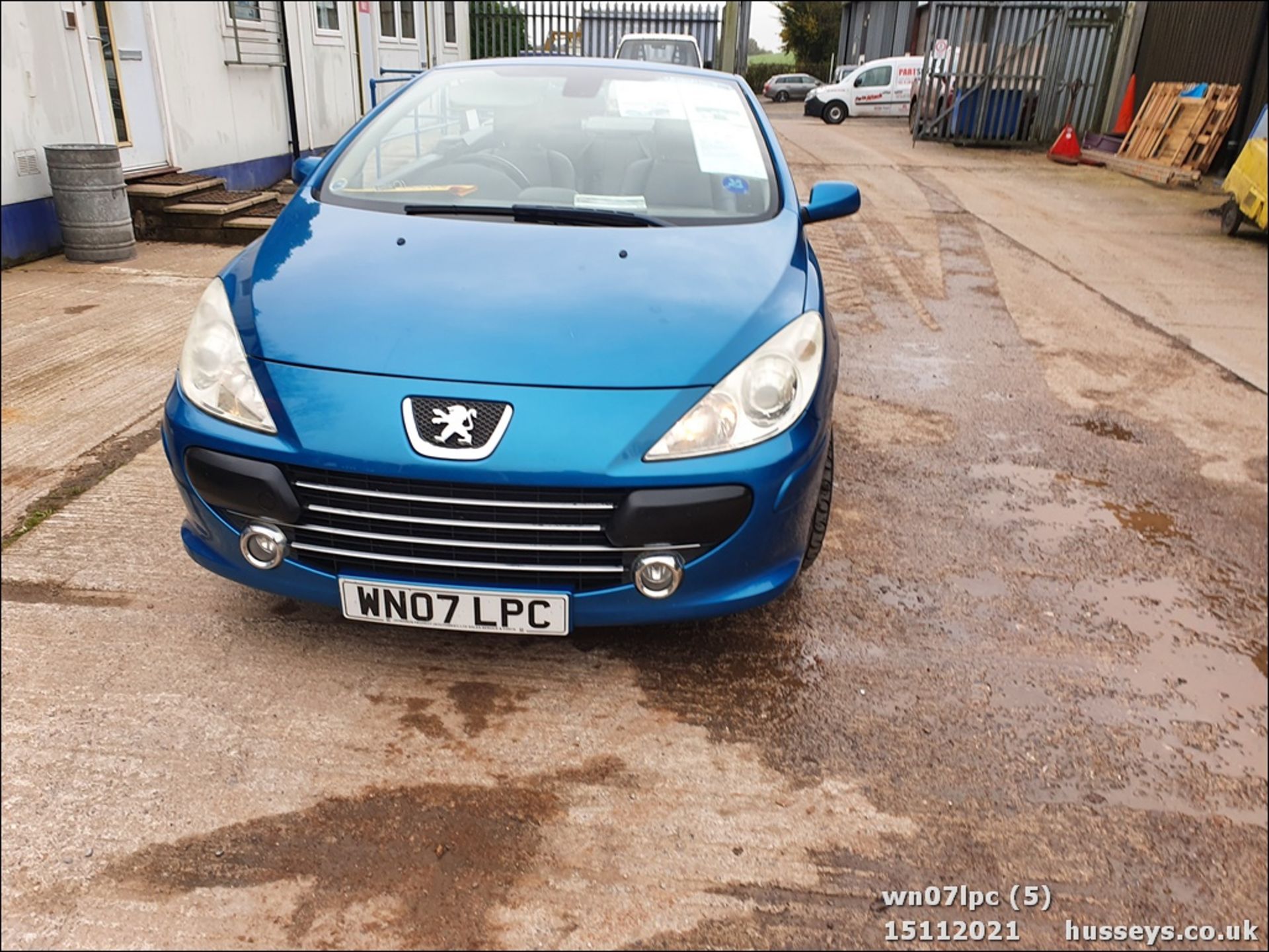 07/07 PEUGEOT 307 SPORT CC - 1997cc 2dr Convertible (Blue, 139k) - Image 6 of 27