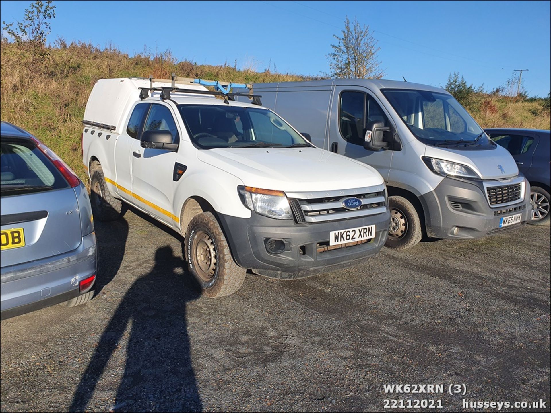 12/62 FORD RANGER XL 4X4 TDCI - 2198cc 5dr Pickup (White, 106k) - Image 4 of 34