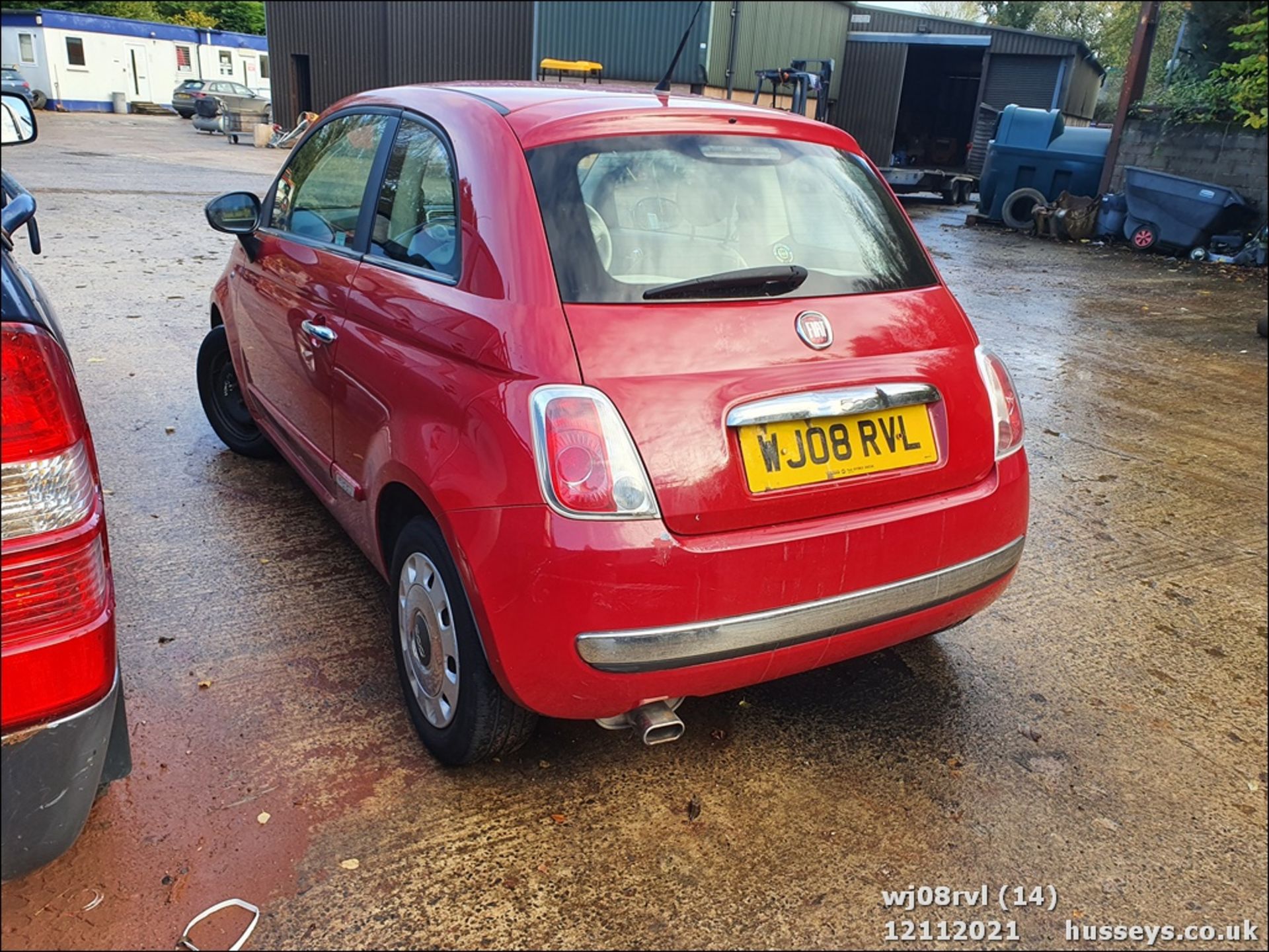 08/08 FIAT 500 POP RHD - 1242cc 3dr Hatchback (Red) - Image 14 of 25