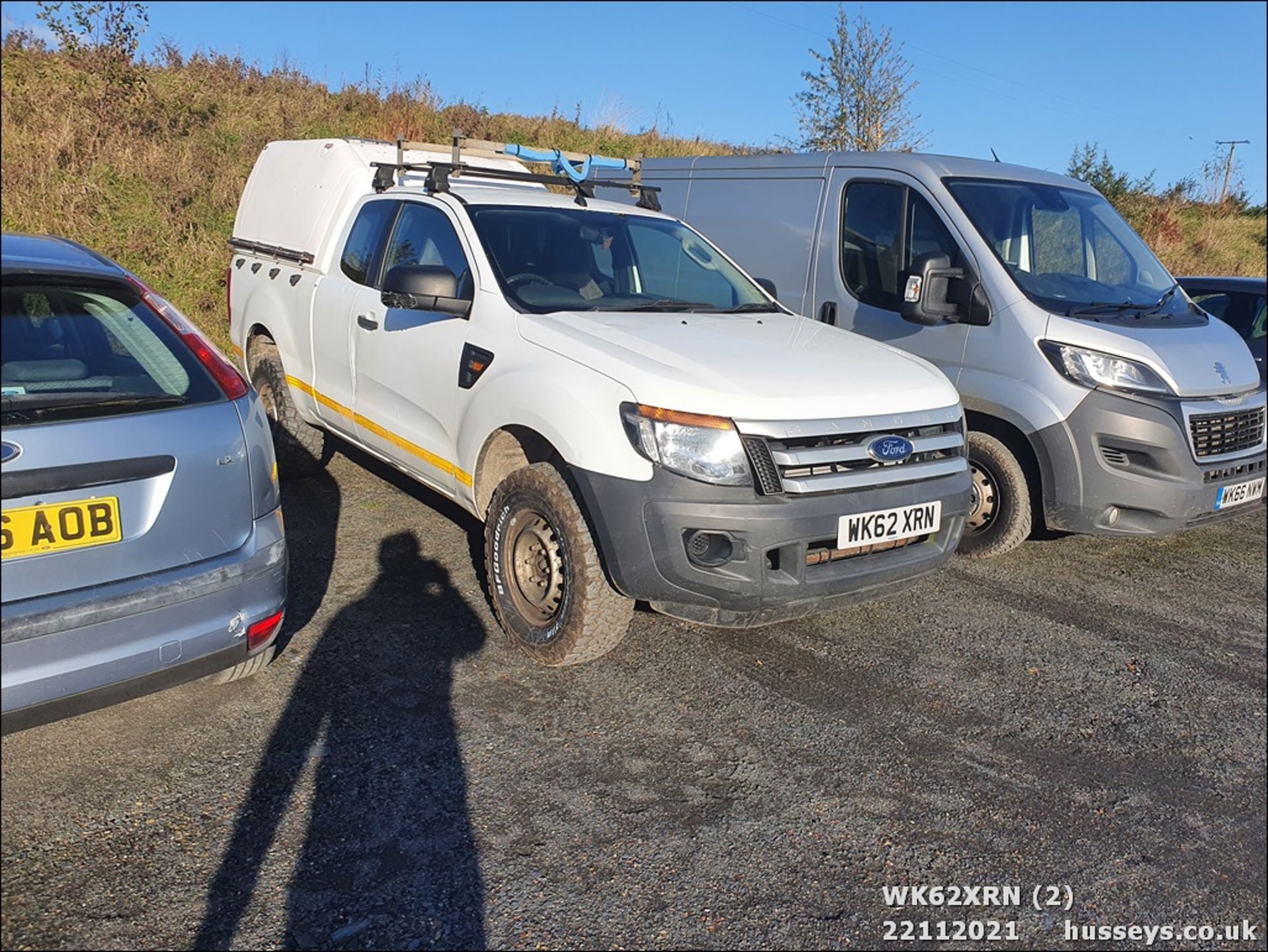 12/62 FORD RANGER XL 4X4 TDCI - 2198cc 5dr Pickup (White, 106k) - Image 3 of 34