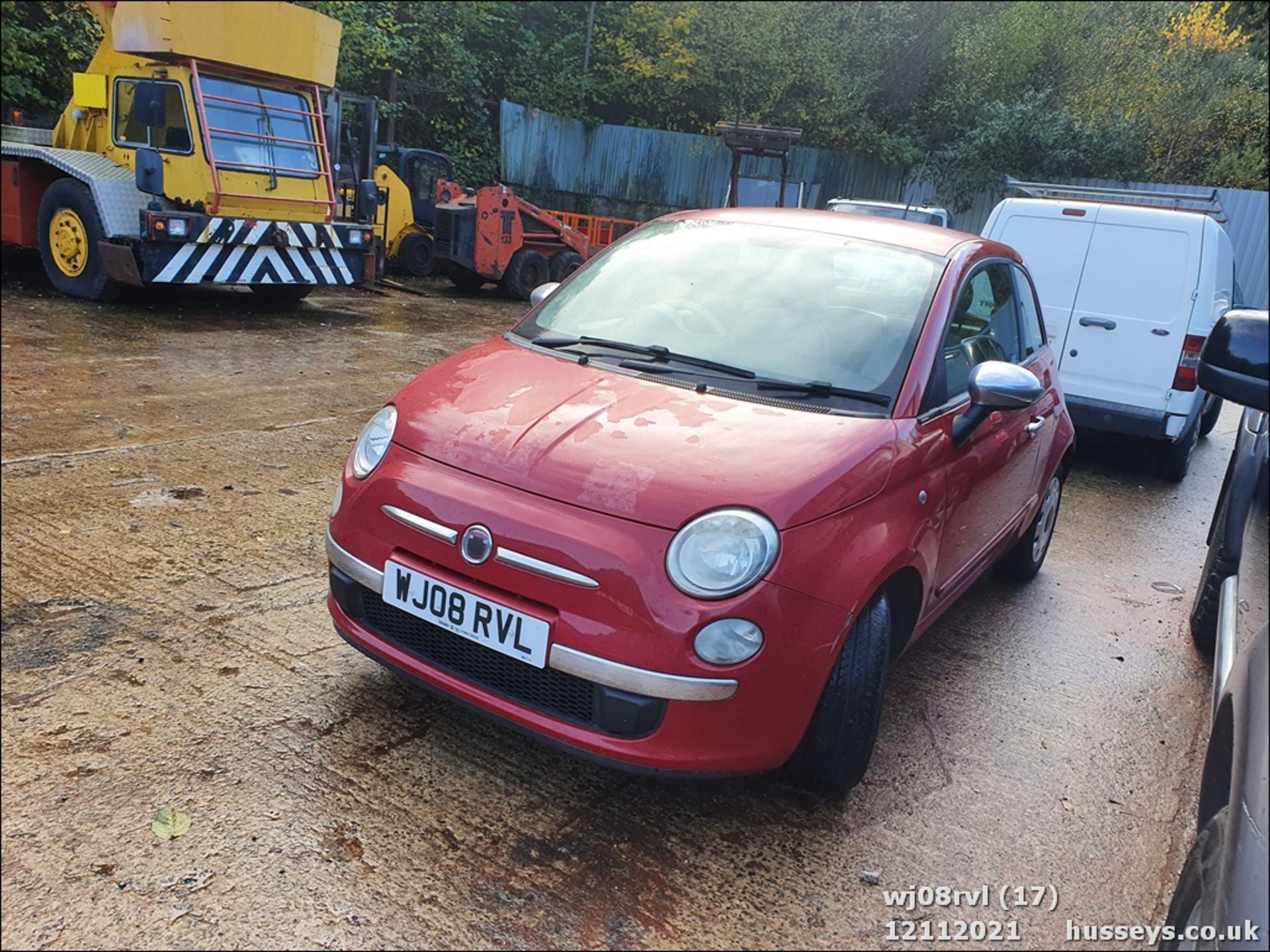 08/08 FIAT 500 POP RHD - 1242cc 3dr Hatchback (Red) - Image 17 of 25