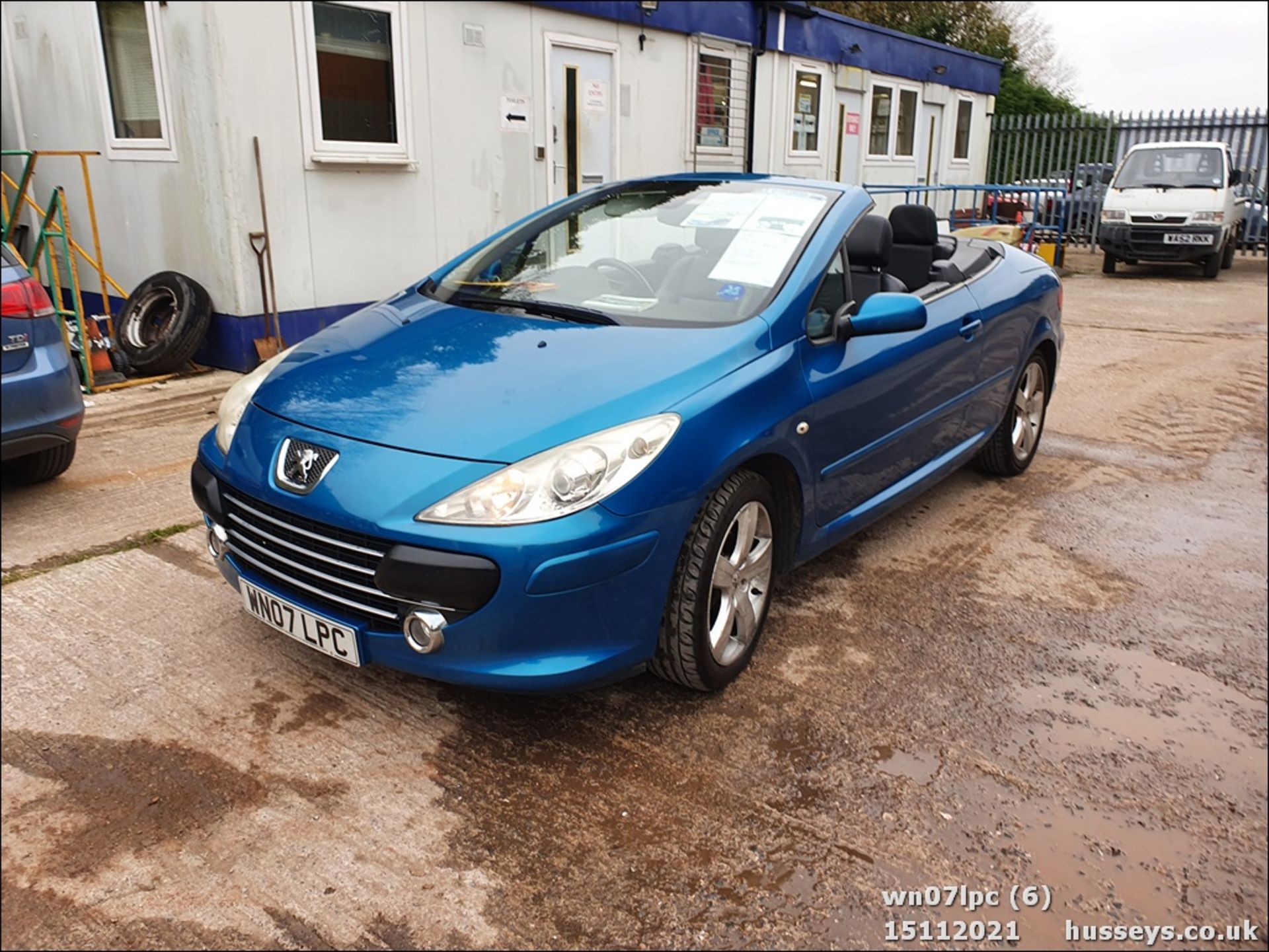 07/07 PEUGEOT 307 SPORT CC - 1997cc 2dr Convertible (Blue, 139k) - Image 7 of 27