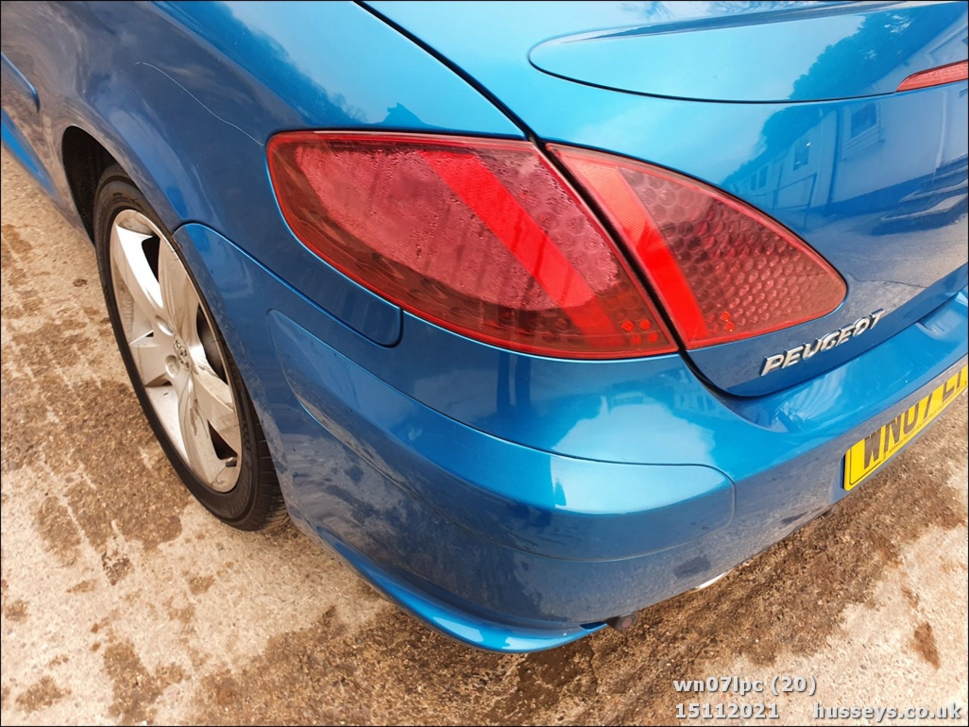 07/07 PEUGEOT 307 SPORT CC - 1997cc 2dr Convertible (Blue, 139k) - Image 20 of 27