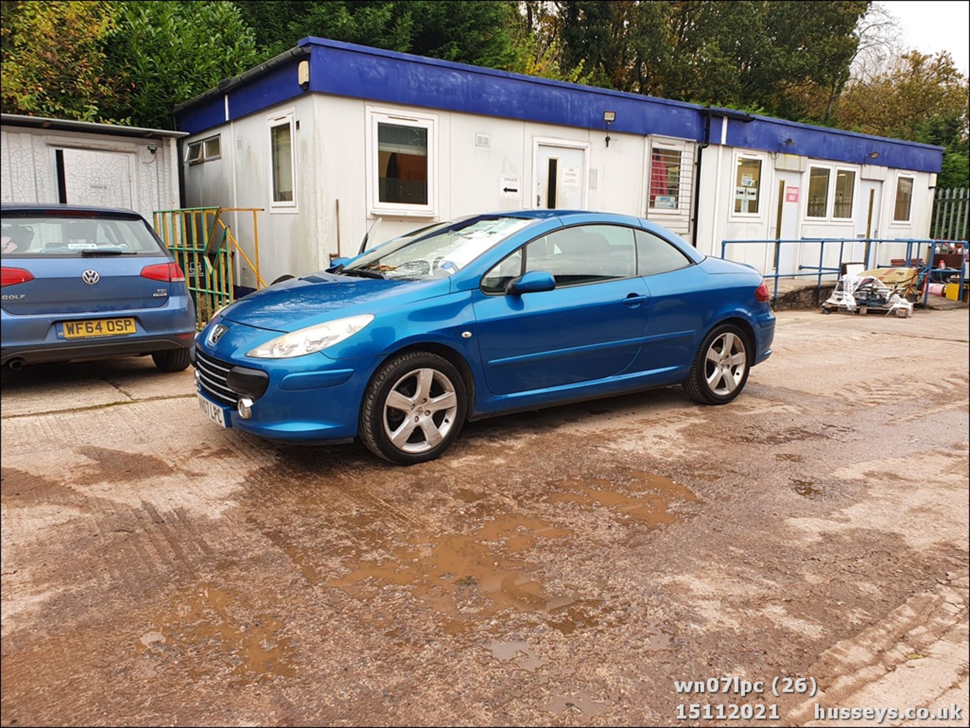 07/07 PEUGEOT 307 SPORT CC - 1997cc 2dr Convertible (Blue, 139k) - Image 26 of 27