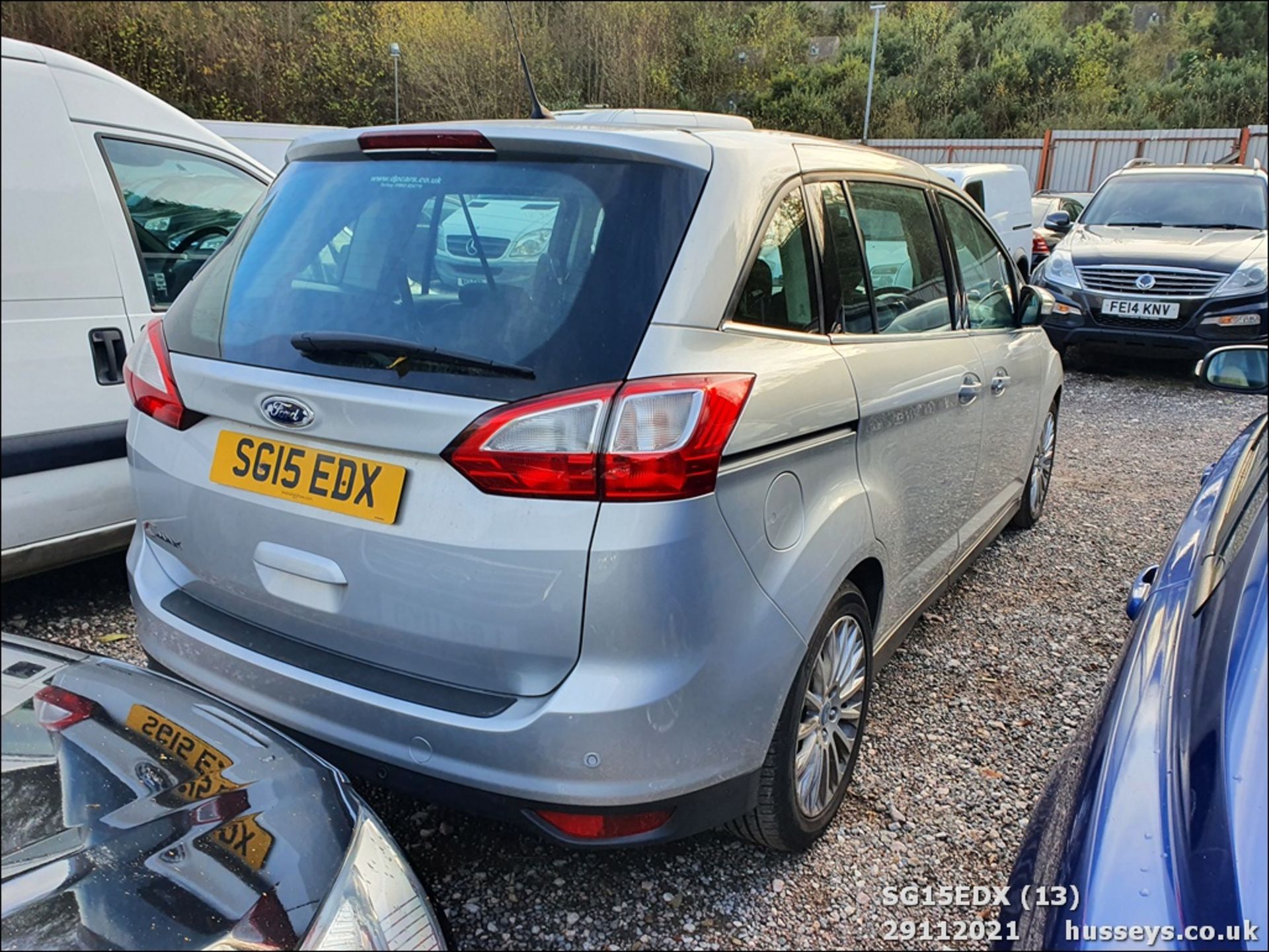 15/15 FORD GRAND C-MAX TITANIUM TDCI - 1560cc 5dr MPV (Silver, 121k) - Image 13 of 22