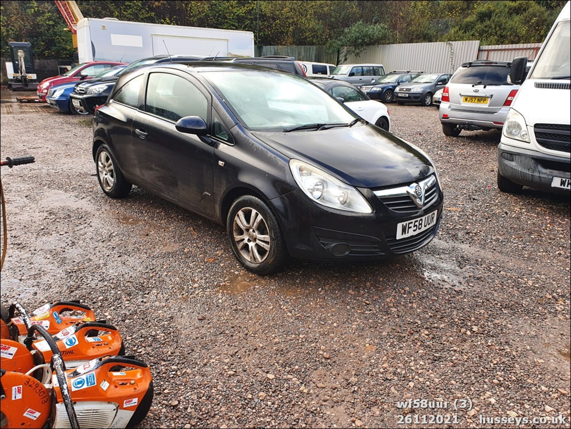 08/58 VAUXHALL CORSA ACTIVE - 998cc 3dr Hatchback (Black, 138k) - Image 3 of 17