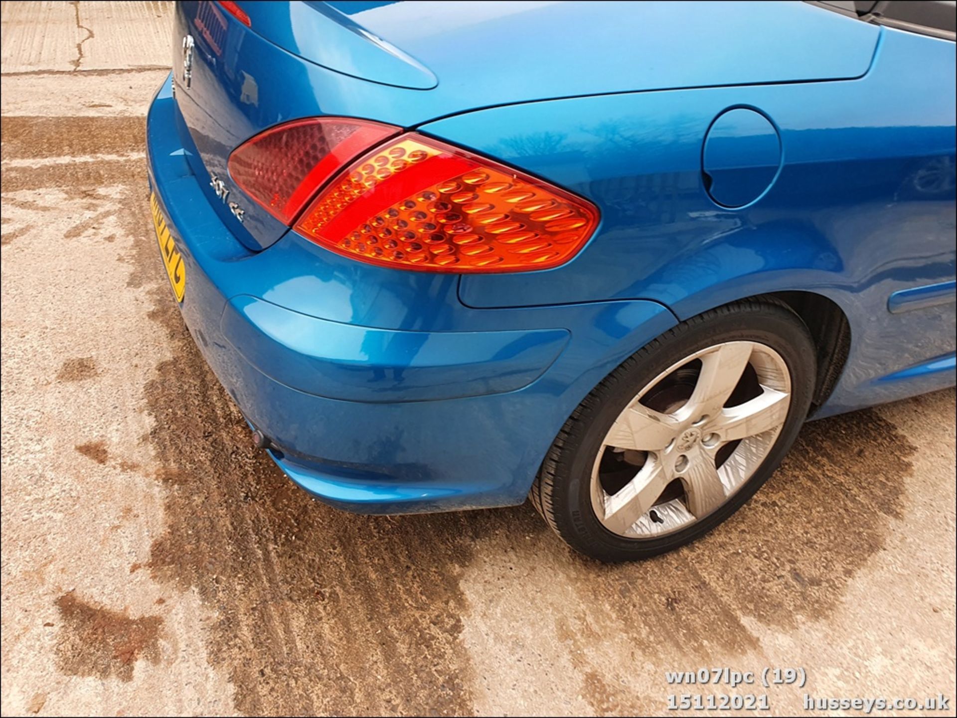 07/07 PEUGEOT 307 SPORT CC - 1997cc 2dr Convertible (Blue, 139k) - Image 19 of 27