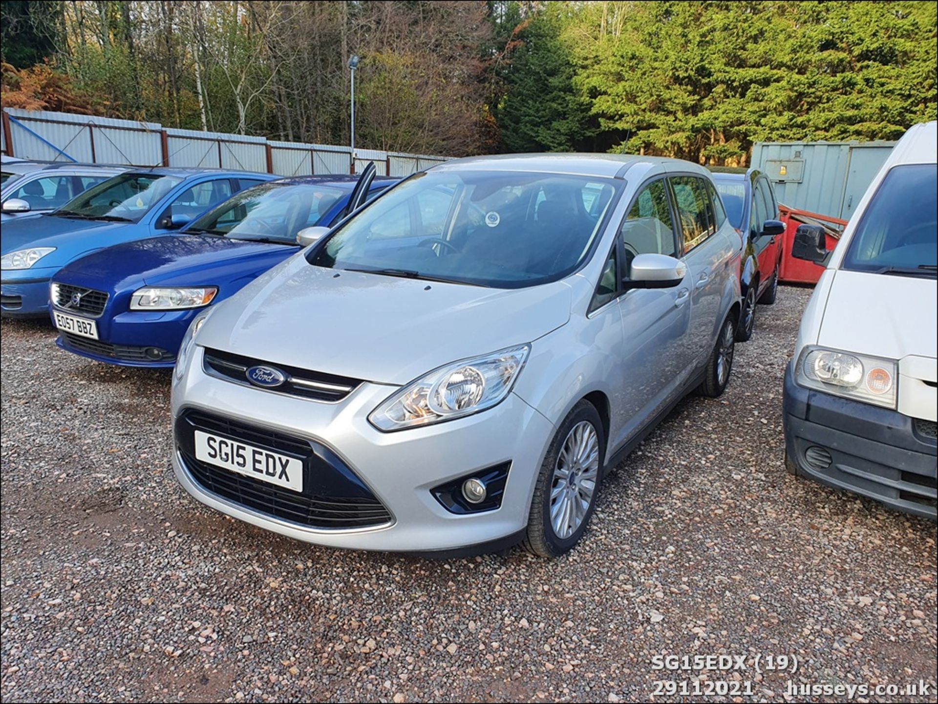 15/15 FORD GRAND C-MAX TITANIUM TDCI - 1560cc 5dr MPV (Silver, 121k) - Image 19 of 22