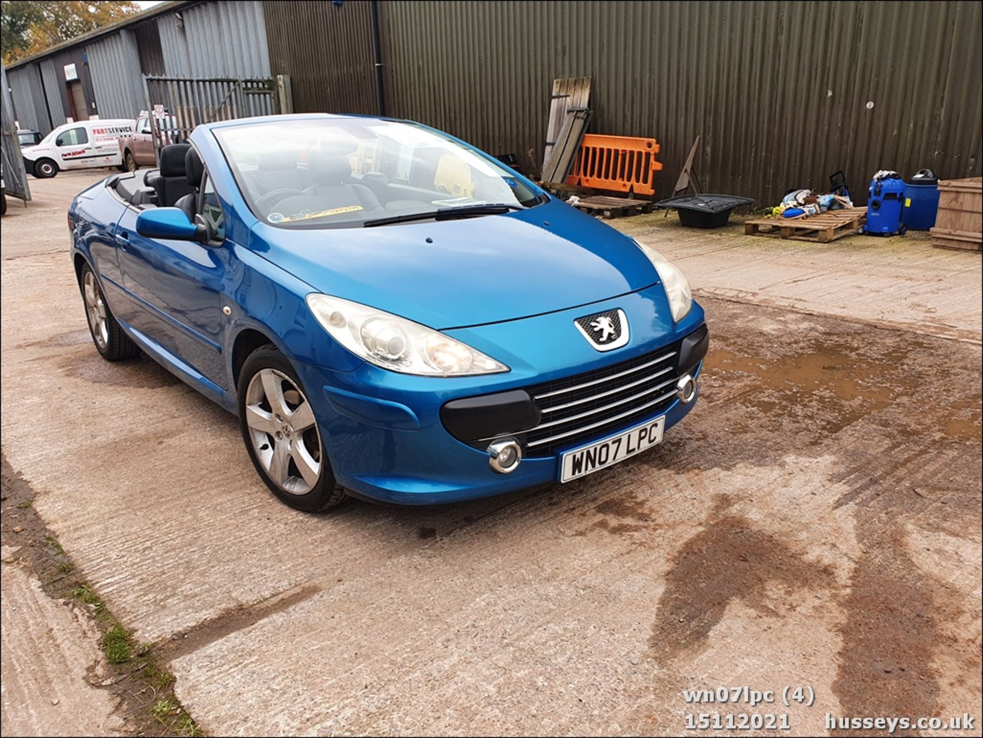 07/07 PEUGEOT 307 SPORT CC - 1997cc 2dr Convertible (Blue, 139k) - Image 5 of 27