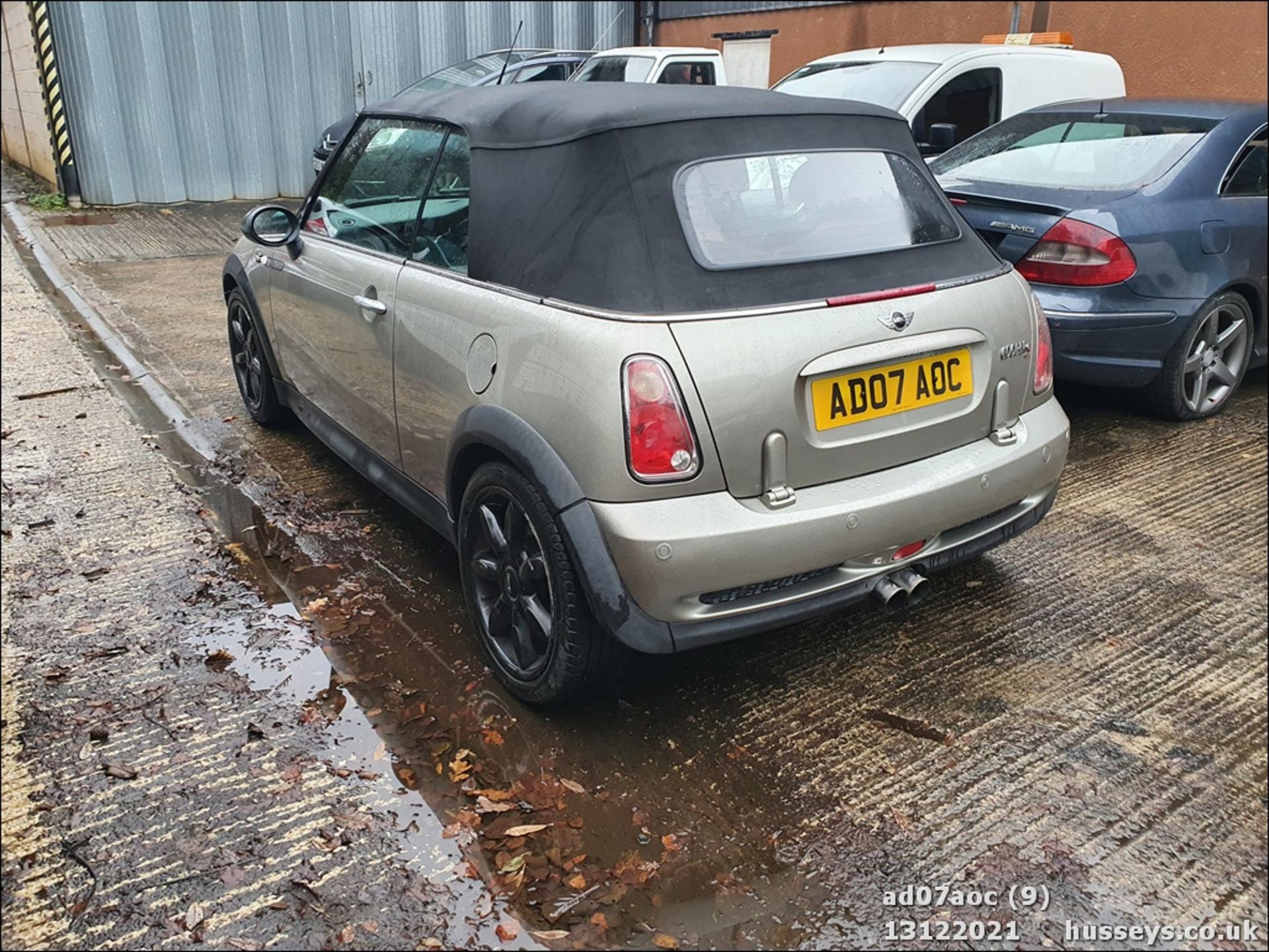 07/07 MINI COOPER S SIDEWALK - 1598cc 2dr Convertible (Silver) - Image 9 of 30