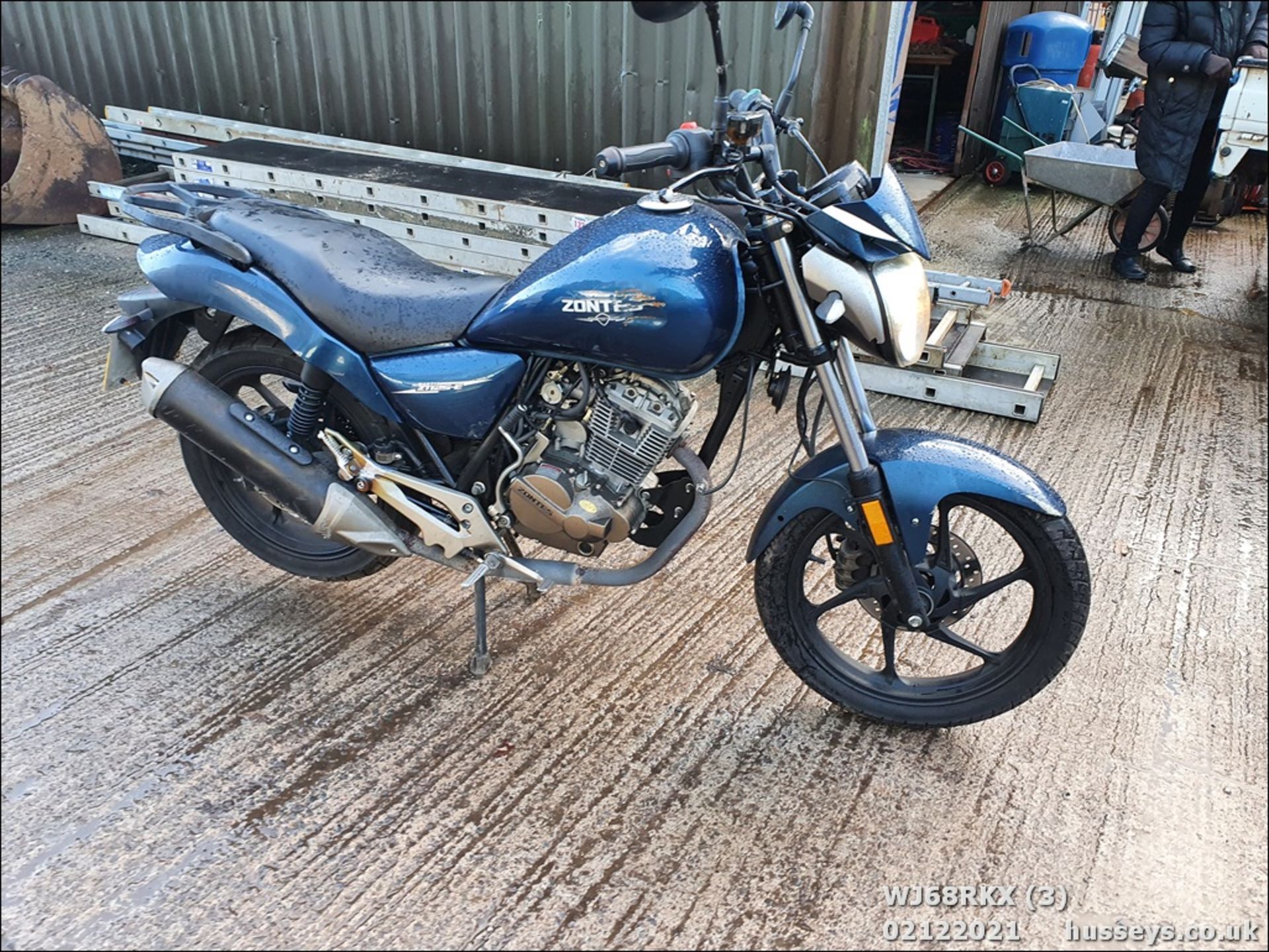 18/68 ZONTES MANTIS - 124cc Motorcycle (Blue, 3k) - Image 2 of 13