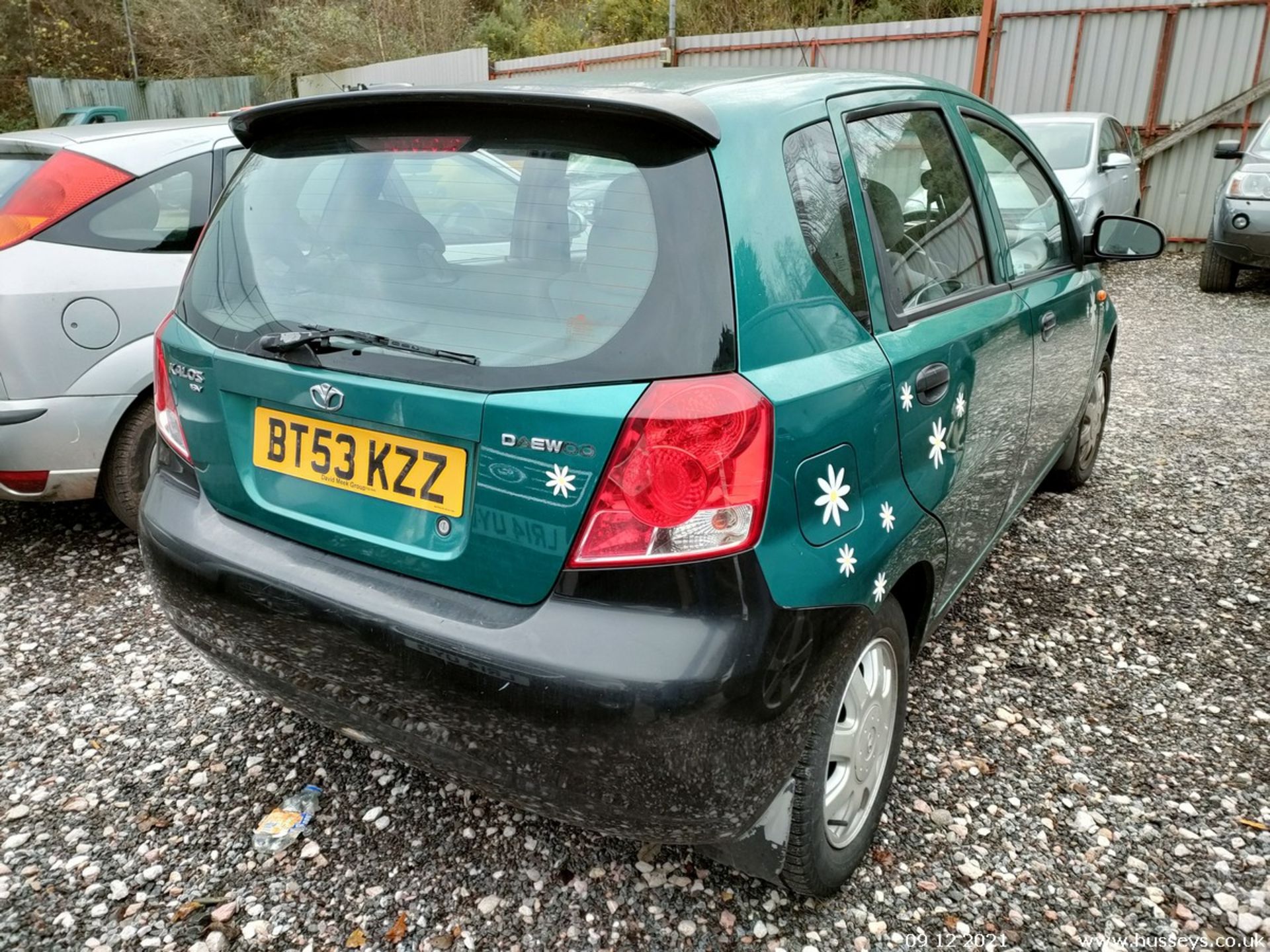 03/53 DAEWOO KALOS SX 16V AUTO - 1399cc 5dr Hatchback (Green) - Image 10 of 28