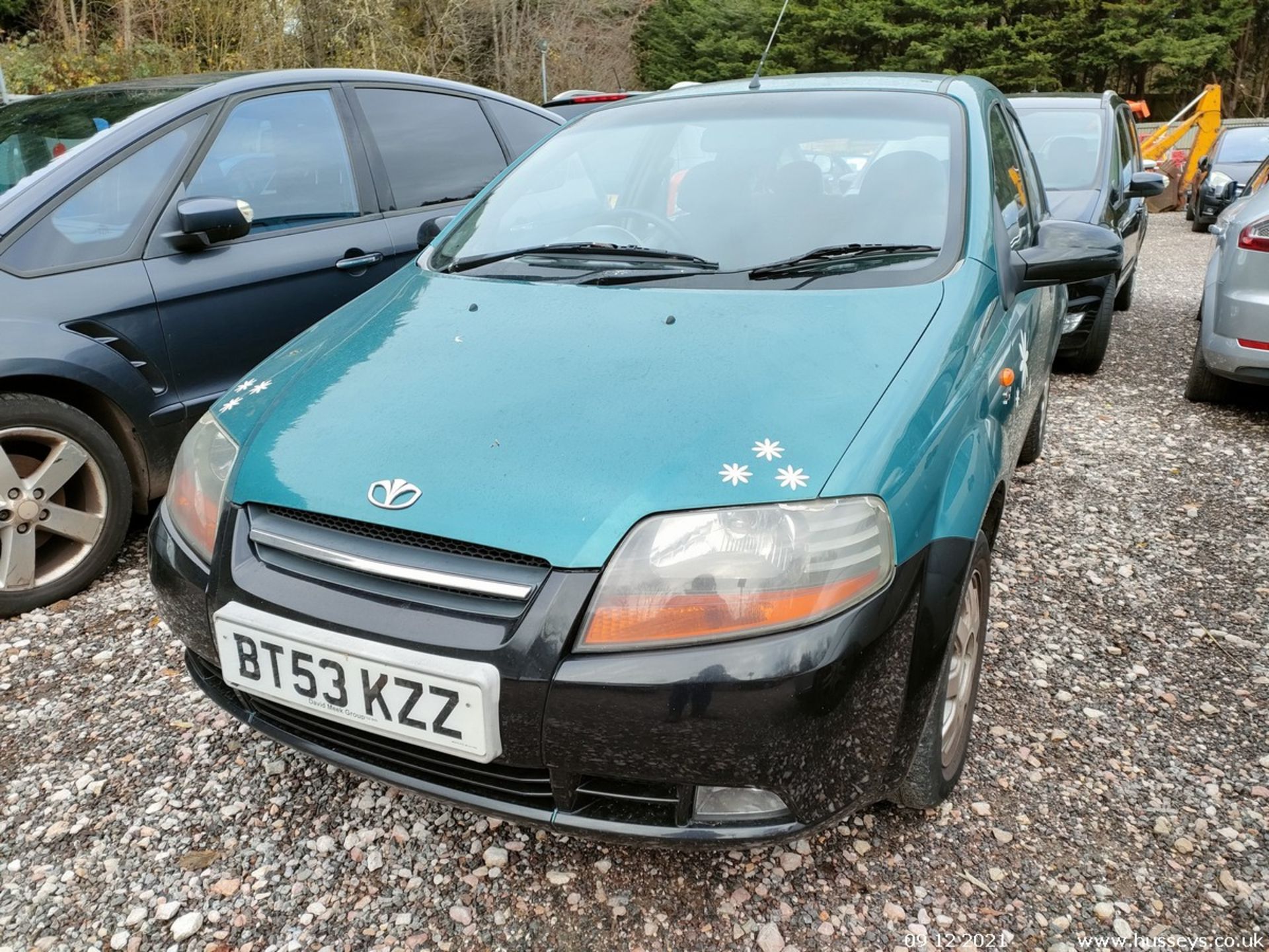 03/53 DAEWOO KALOS SX 16V AUTO - 1399cc 5dr Hatchback (Green) - Image 3 of 28