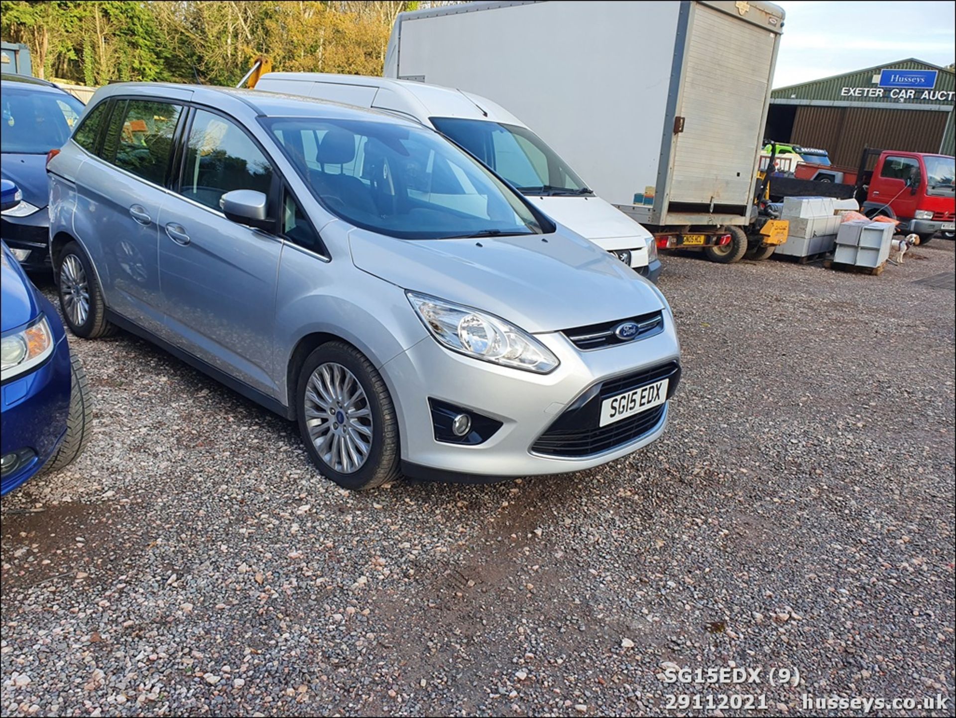 15/15 FORD GRAND C-MAX TITANIUM TDCI - 1560cc 5dr MPV (Silver, 121k) - Image 9 of 22