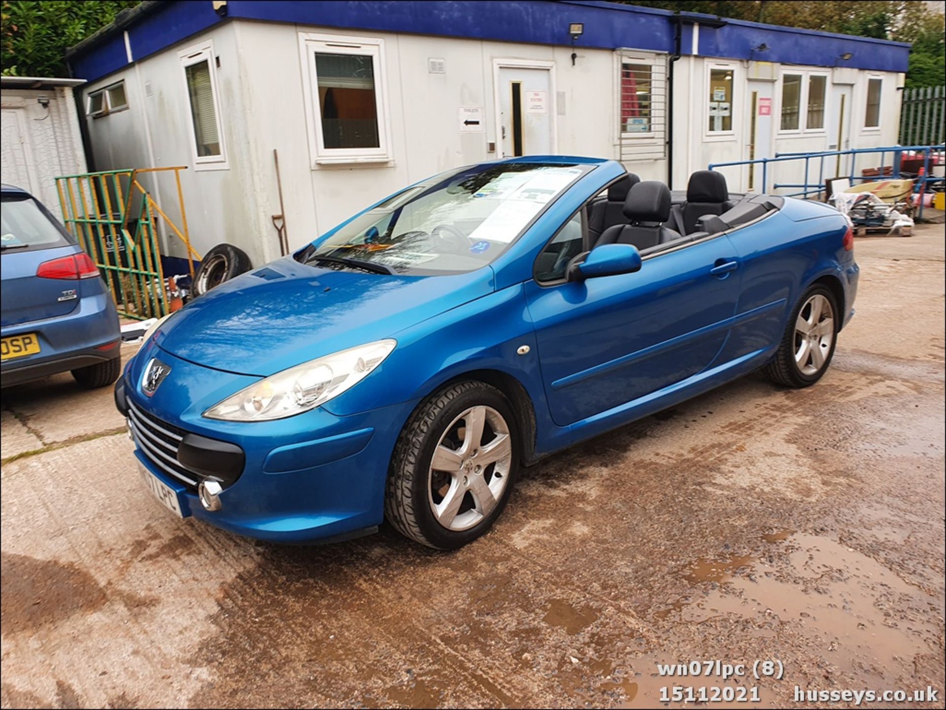 07/07 PEUGEOT 307 SPORT CC - 1997cc 2dr Convertible (Blue, 139k) - Image 8 of 27