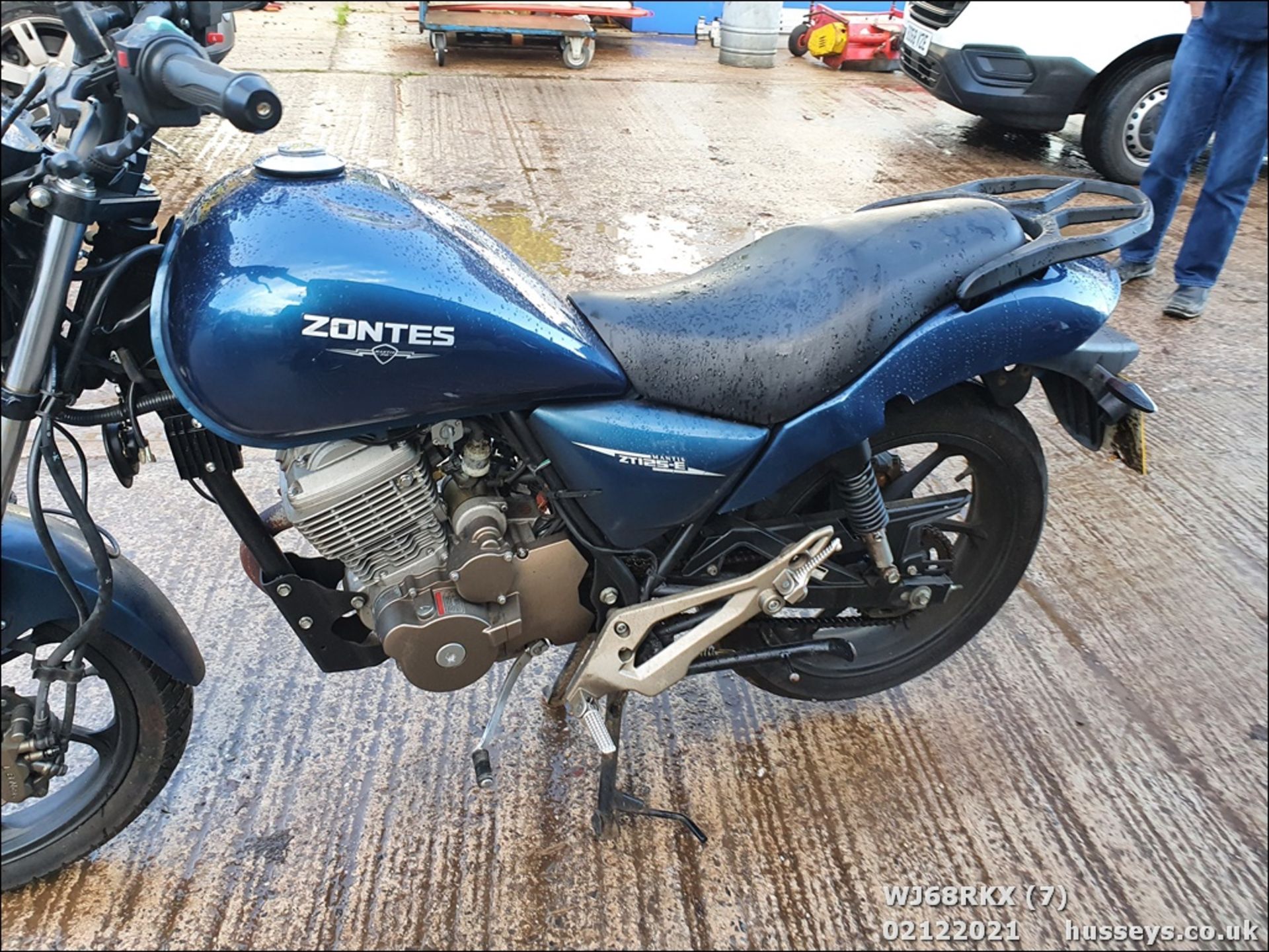 18/68 ZONTES MANTIS - 124cc Motorcycle (Blue, 3k) - Image 6 of 13