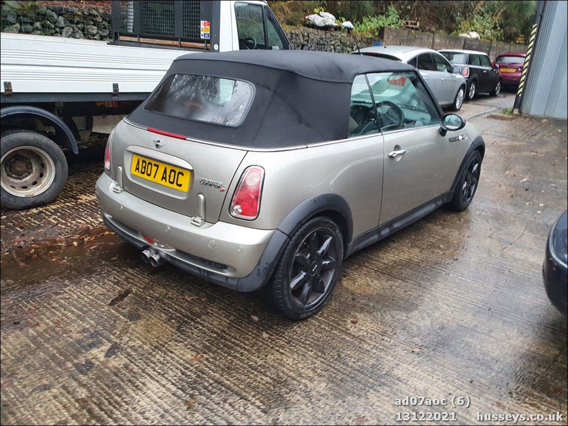 07/07 MINI COOPER S SIDEWALK - 1598cc 2dr Convertible (Silver) - Image 6 of 30