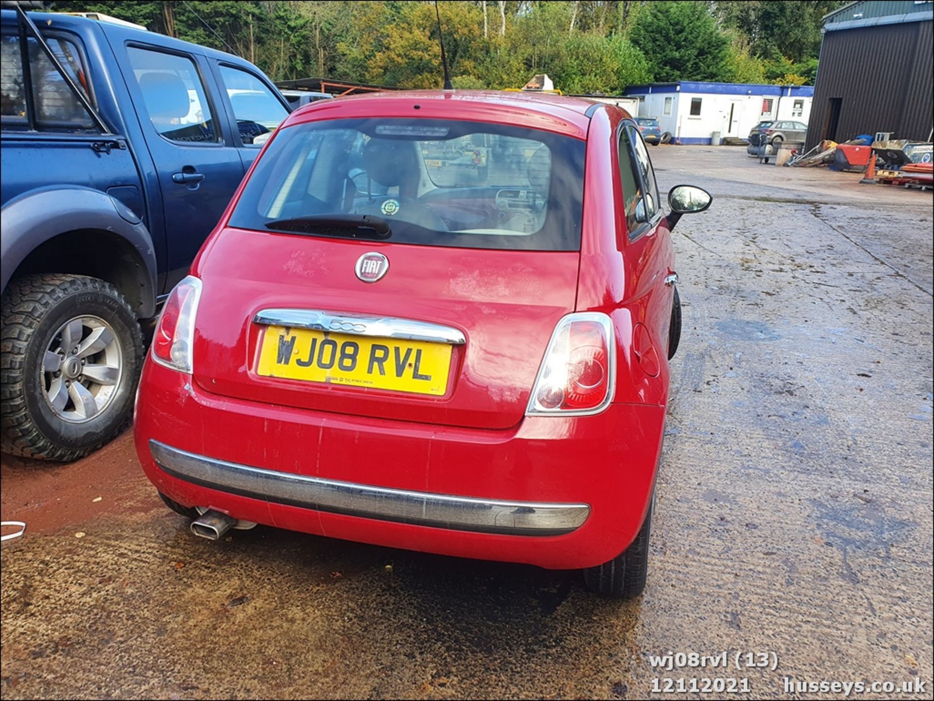 08/08 FIAT 500 POP RHD - 1242cc 3dr Hatchback (Red) - Image 13 of 25