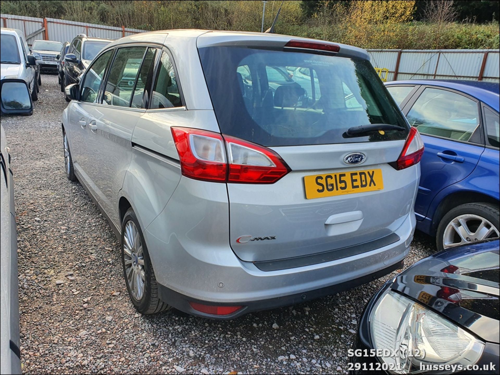 15/15 FORD GRAND C-MAX TITANIUM TDCI - 1560cc 5dr MPV (Silver, 121k) - Image 12 of 22