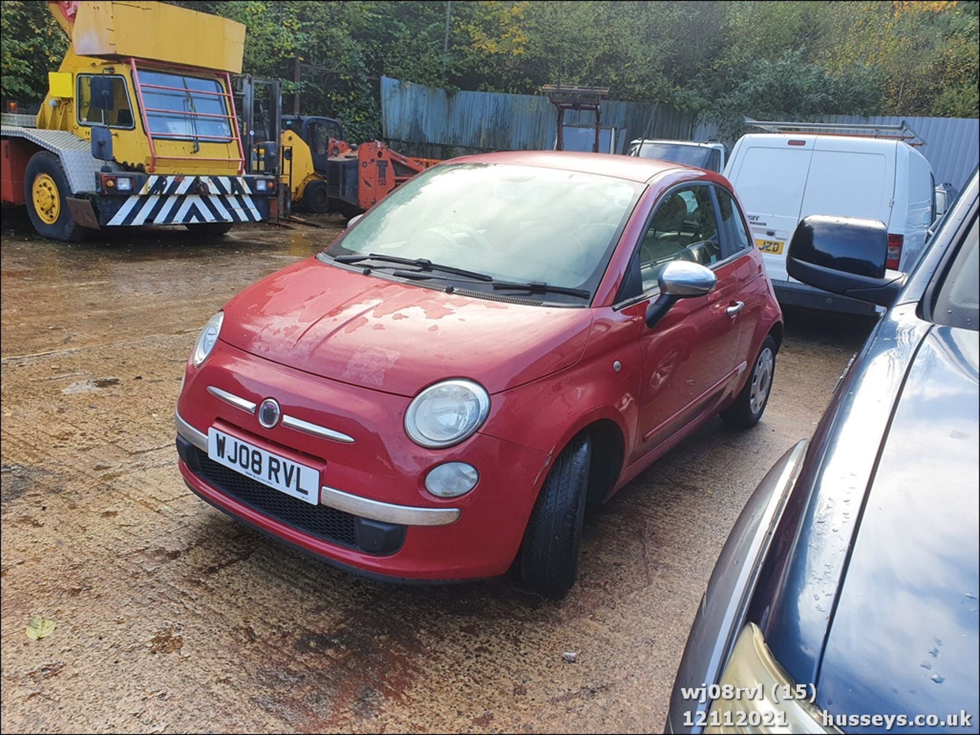 08/08 FIAT 500 POP RHD - 1242cc 3dr Hatchback (Red) - Image 15 of 25