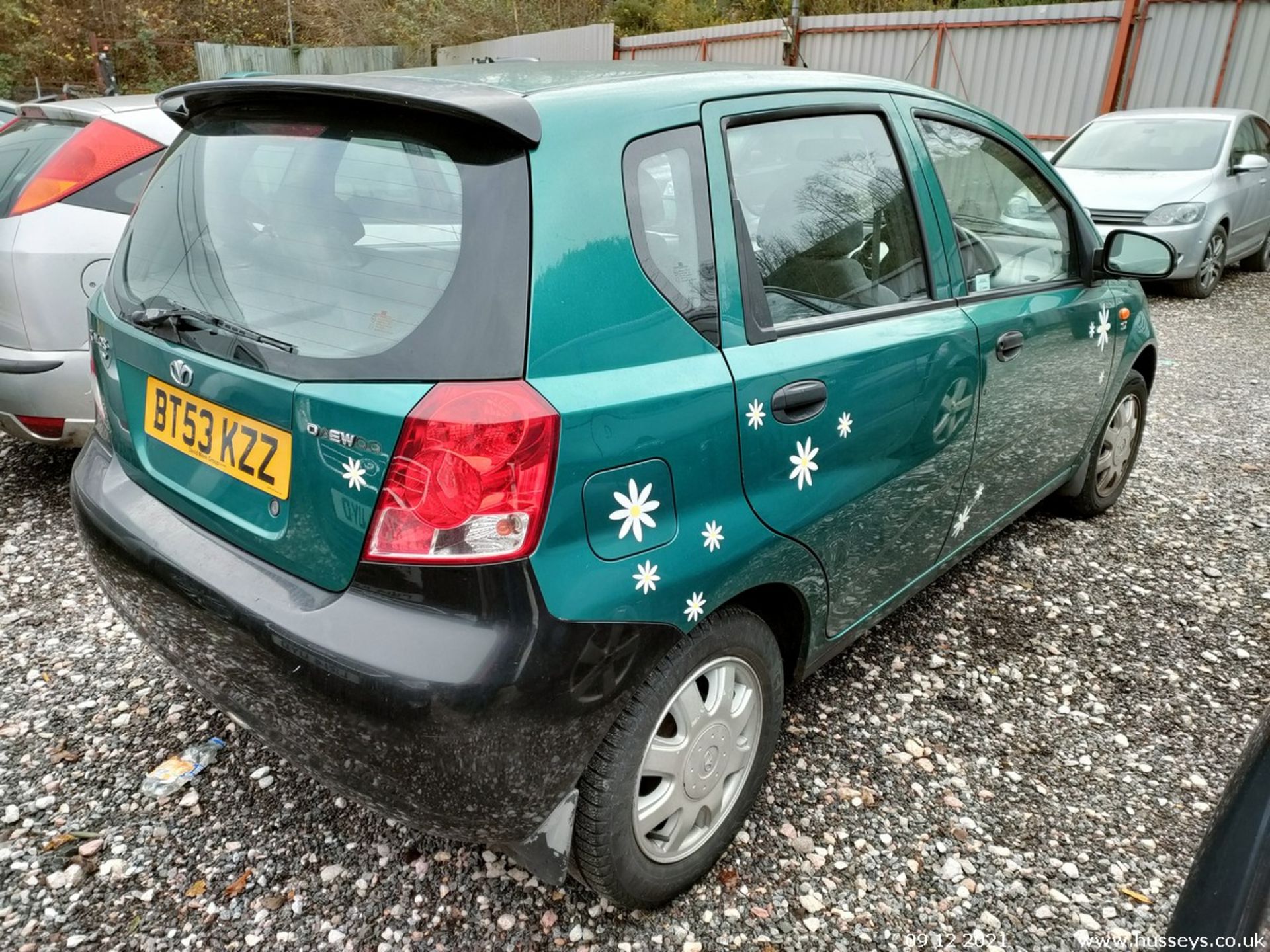 03/53 DAEWOO KALOS SX 16V AUTO - 1399cc 5dr Hatchback (Green) - Image 12 of 28