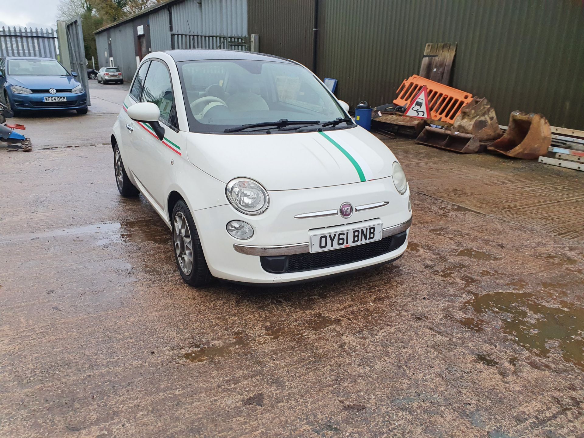 11/61 FIAT 500 LOUNGE - 875cc 3dr Hatchback (White, 41k) - Image 4 of 31