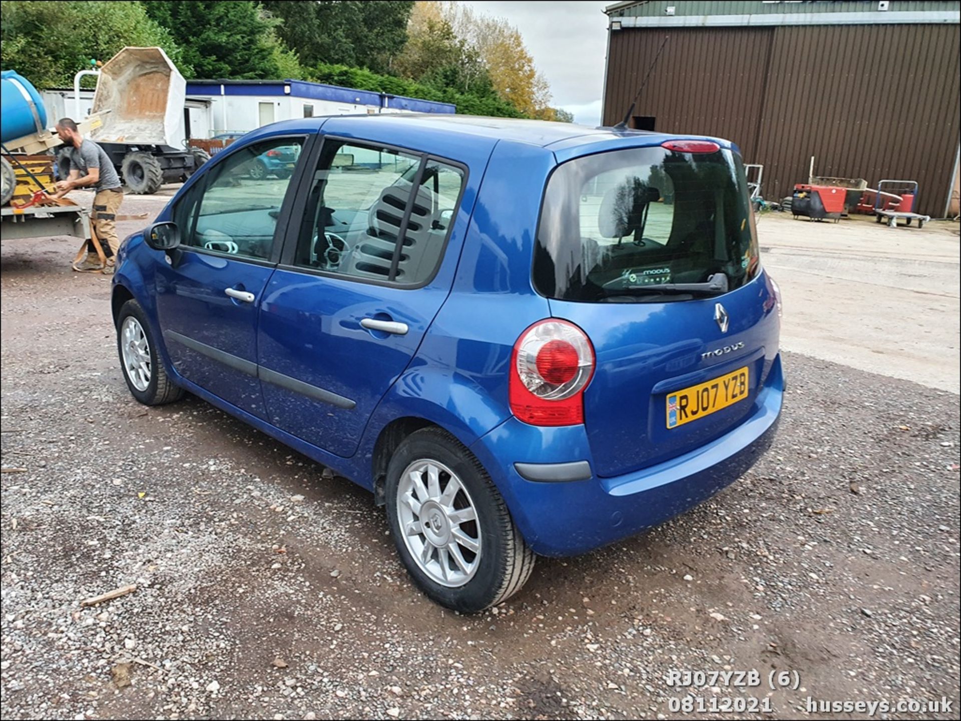 07/07 RENAULT MODUS DYNAMIQUE DCI 86 E4 - 1461cc 5dr Hatchback (Blue, 23k) - Image 6 of 13