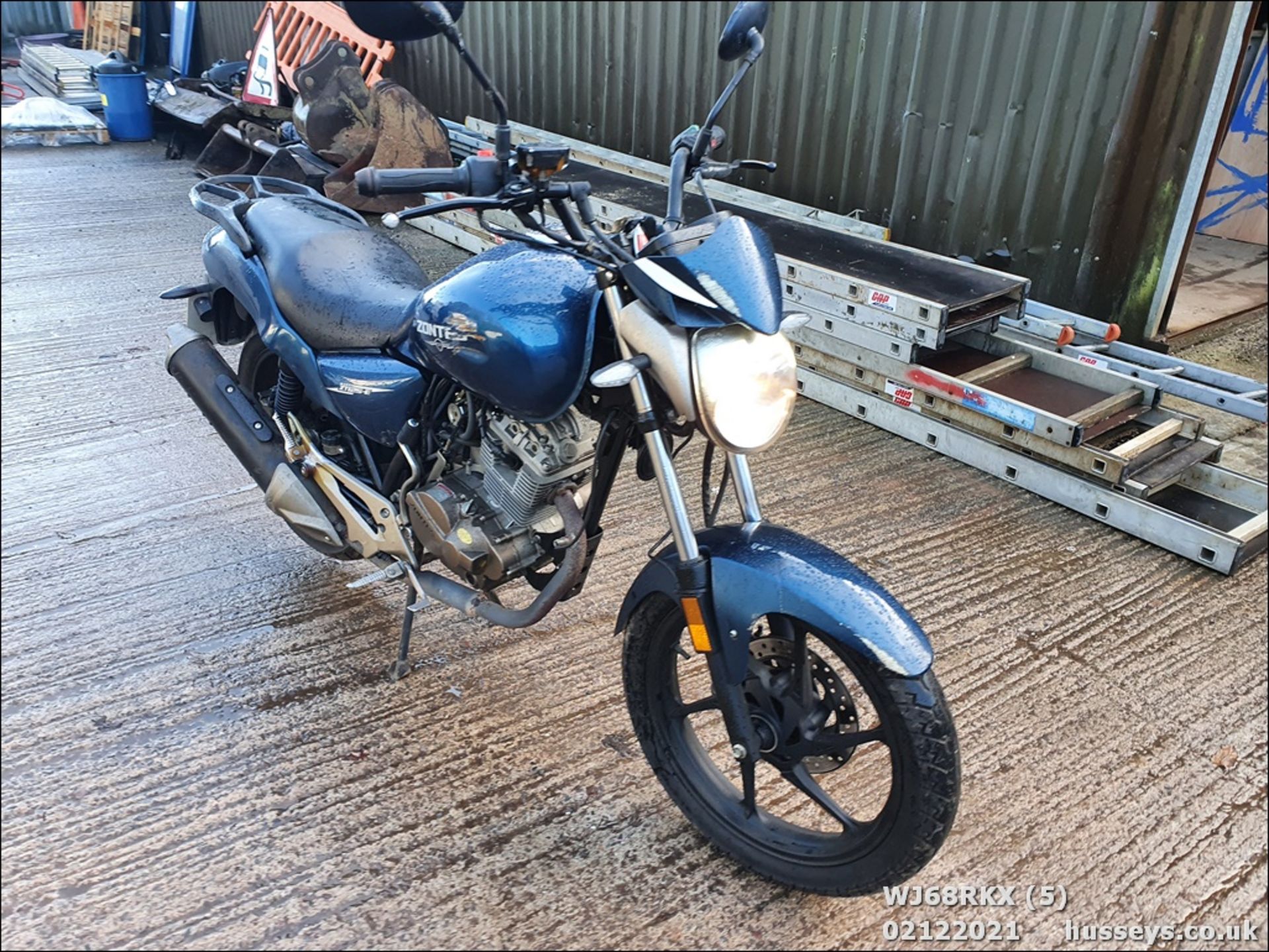 18/68 ZONTES MANTIS - 124cc Motorcycle (Blue, 3k) - Image 4 of 13