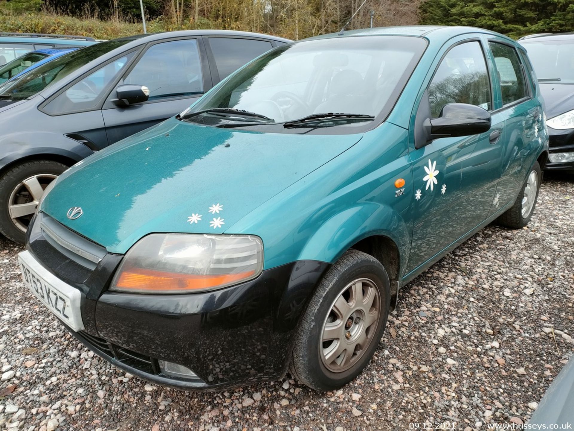 03/53 DAEWOO KALOS SX 16V AUTO - 1399cc 5dr Hatchback (Green) - Image 4 of 28