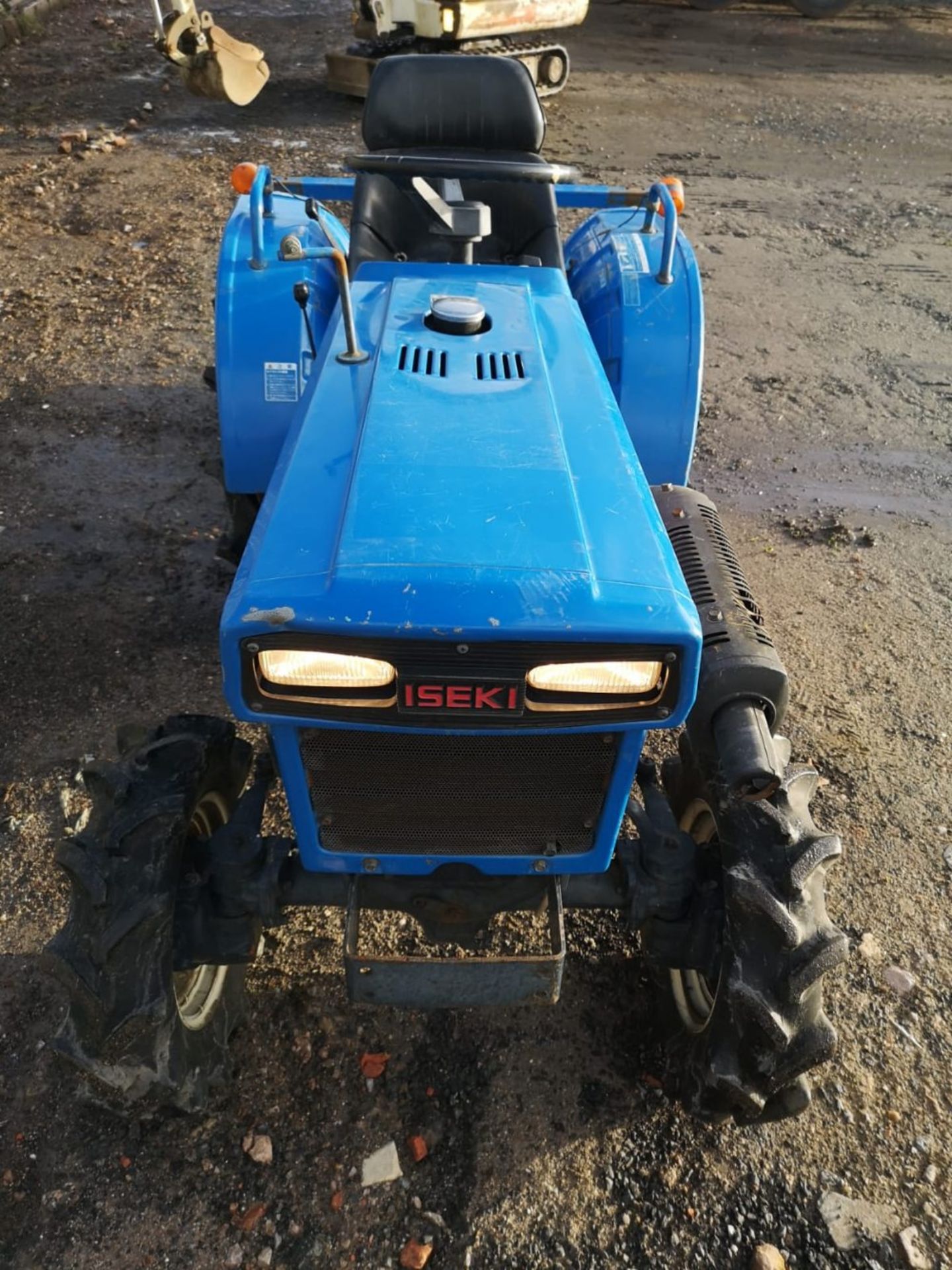 ISEKI 155 DIESEL 4WD COMPACT TRACTOR C.W ROTAVATOR R&D & TINES TURN - Image 3 of 8