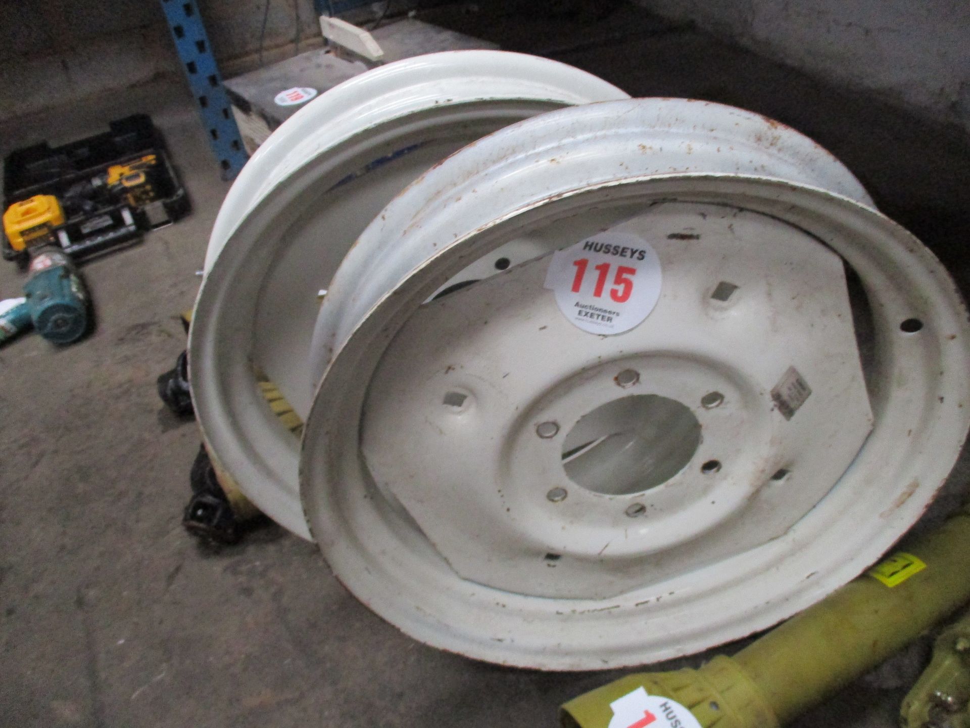 PAIR FORDSON MAJOR WHEEL RIMS