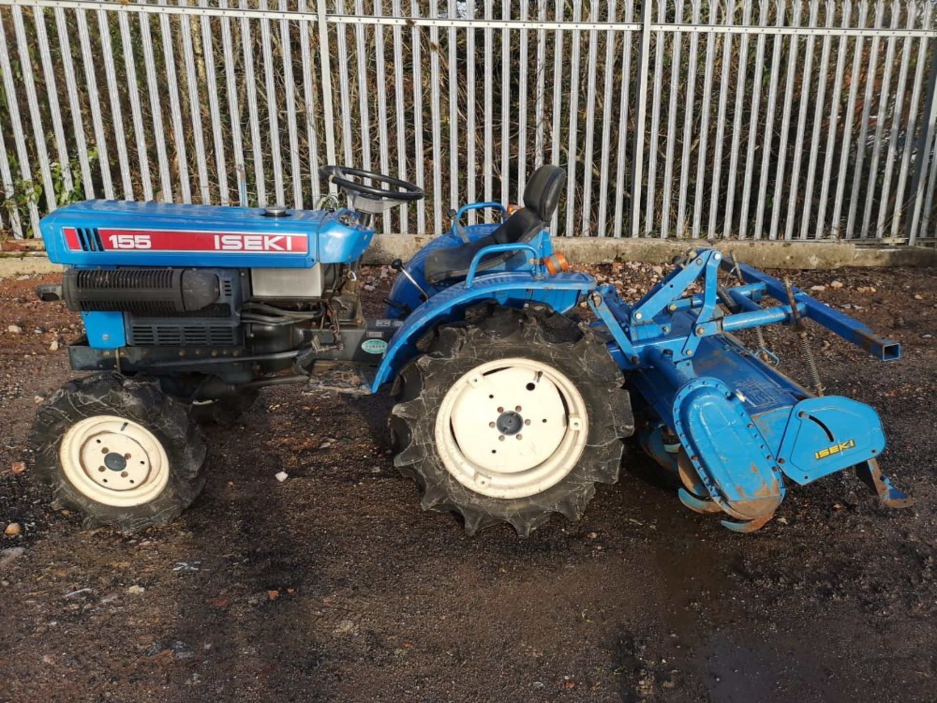 ISEKI 155 DIESEL 4WD COMPACT TRACTOR C.W ROTAVATOR R&D & TINES TURN