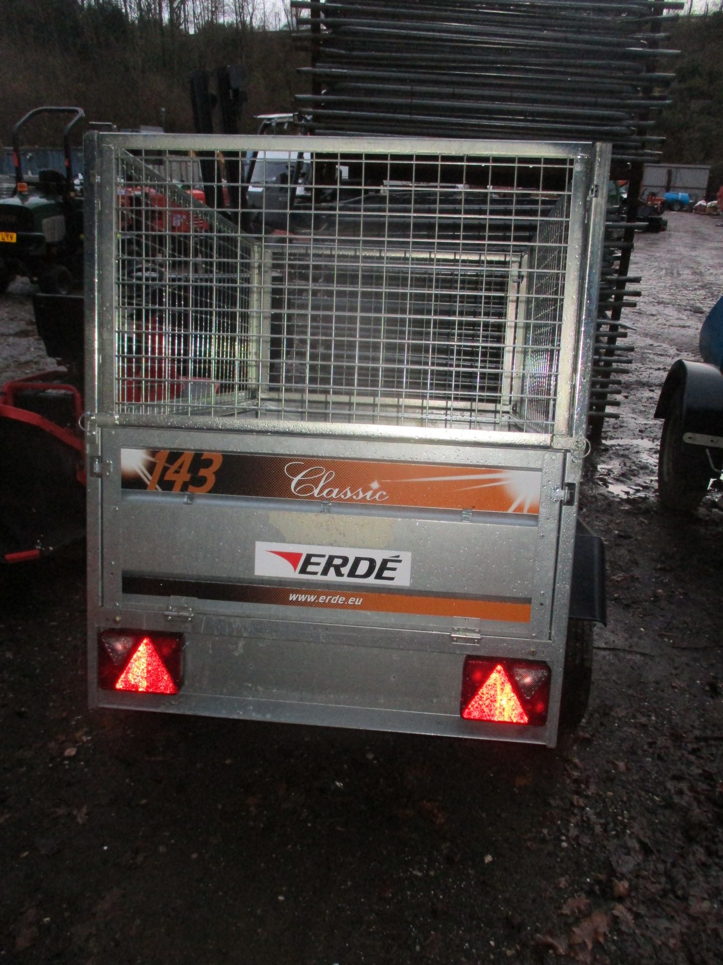 ERDE 143 CAGED TRAILER - Image 2 of 3