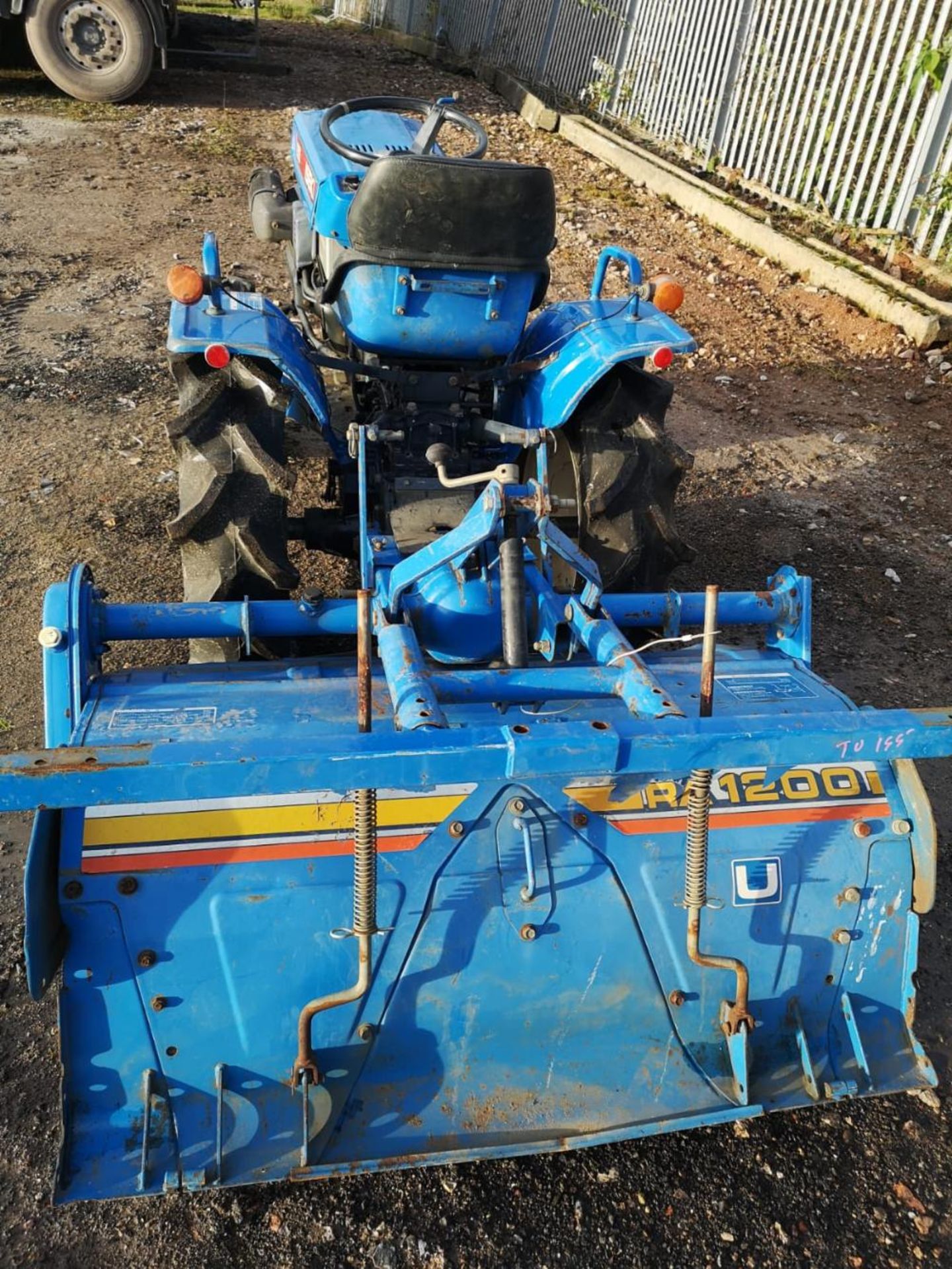 ISEKI 155 DIESEL 4WD COMPACT TRACTOR C.W ROTAVATOR R&D & TINES TURN - Image 4 of 8