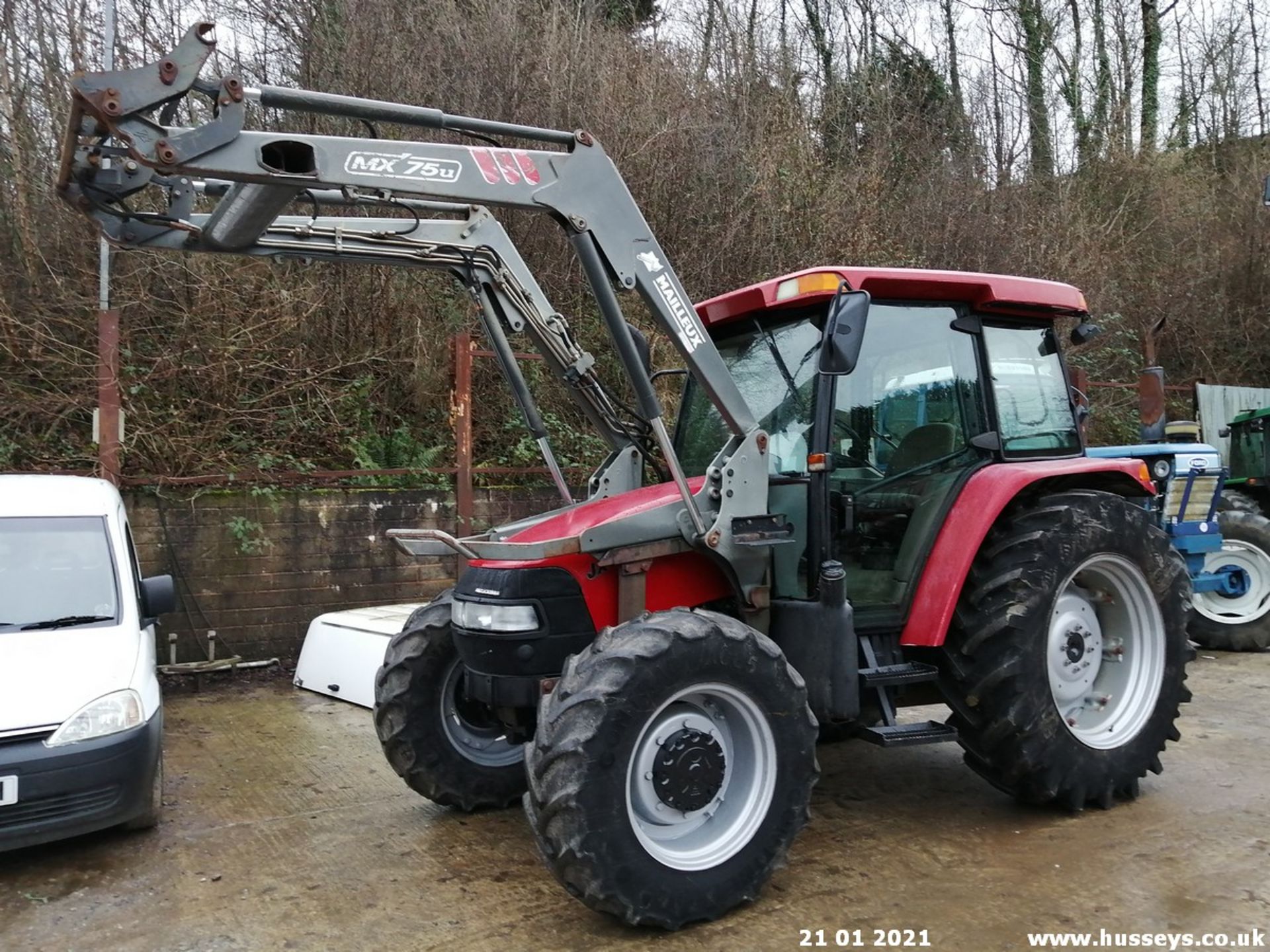 CASE JX1090 4WD TRACTOR C.W MX75U LOADER POWER SHUTTLE FITTED 7786HRS C/W V5 WA54FZG - Image 3 of 11