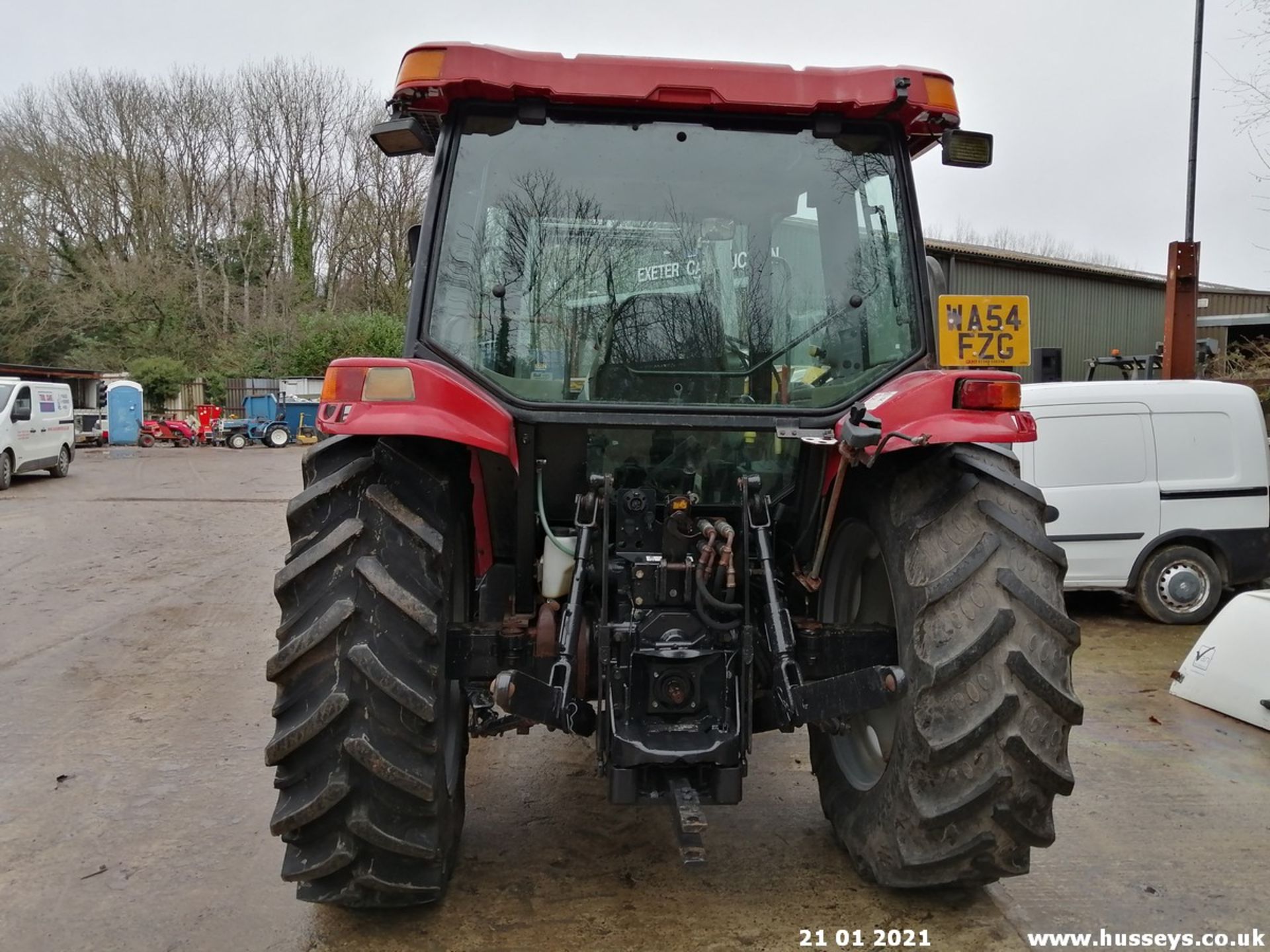 CASE JX1090 4WD TRACTOR C.W MX75U LOADER POWER SHUTTLE FITTED 7786HRS C/W V5 WA54FZG - Image 6 of 11