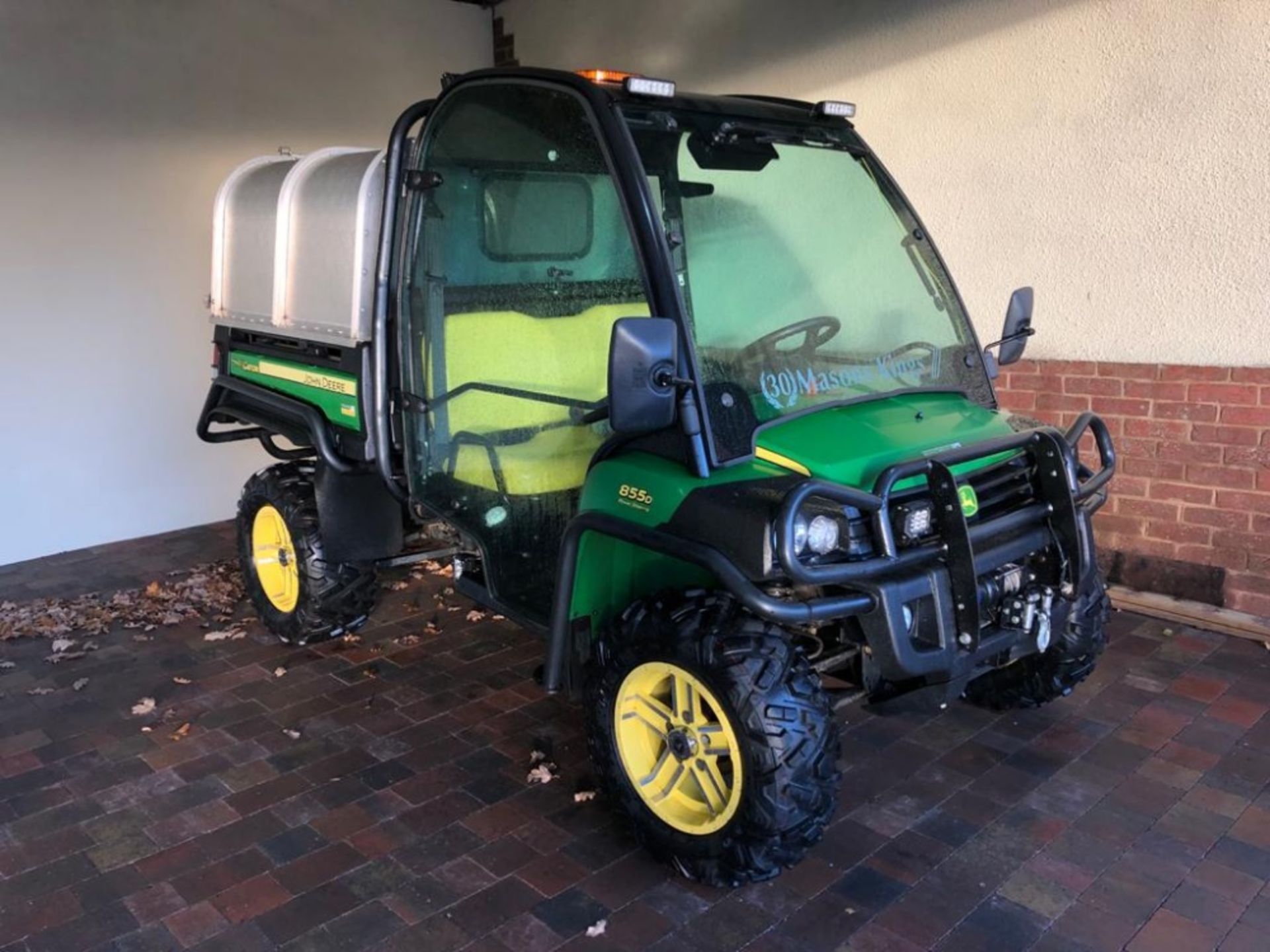 JOHN DEERE 855D GATOR 1263HRS WA14BWL 1 OWNER FROM NEW ROAD LEGAL GLASS DOORS REAR CANOPY - Image 2 of 11
