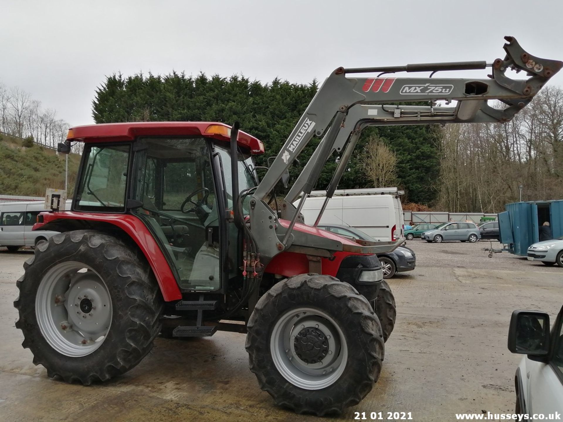 CASE JX1090 4WD TRACTOR C.W MX75U LOADER POWER SHUTTLE FITTED 7786HRS C/W V5 WA54FZG - Image 9 of 11